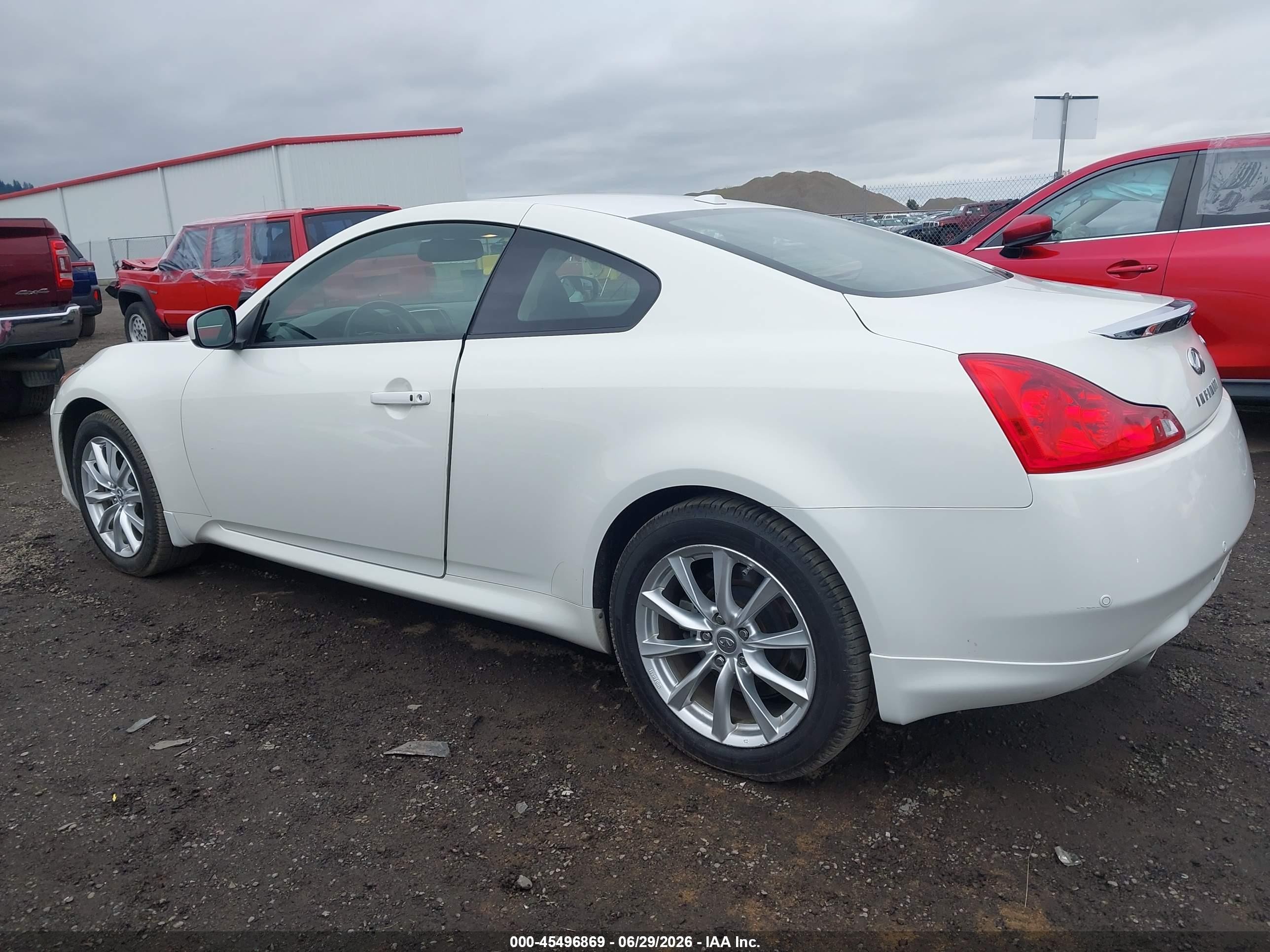 2012 Infiniti G37x White vin: JN1CV6ELXCM472288