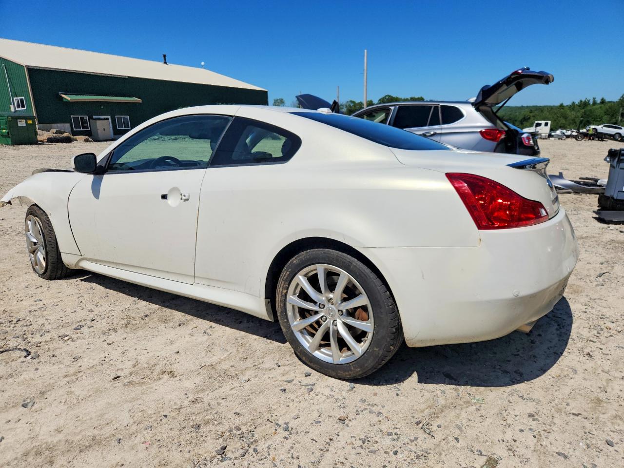 2012 Infiniti G37 Coupe X White vin: JN1CV6ELXCM473103