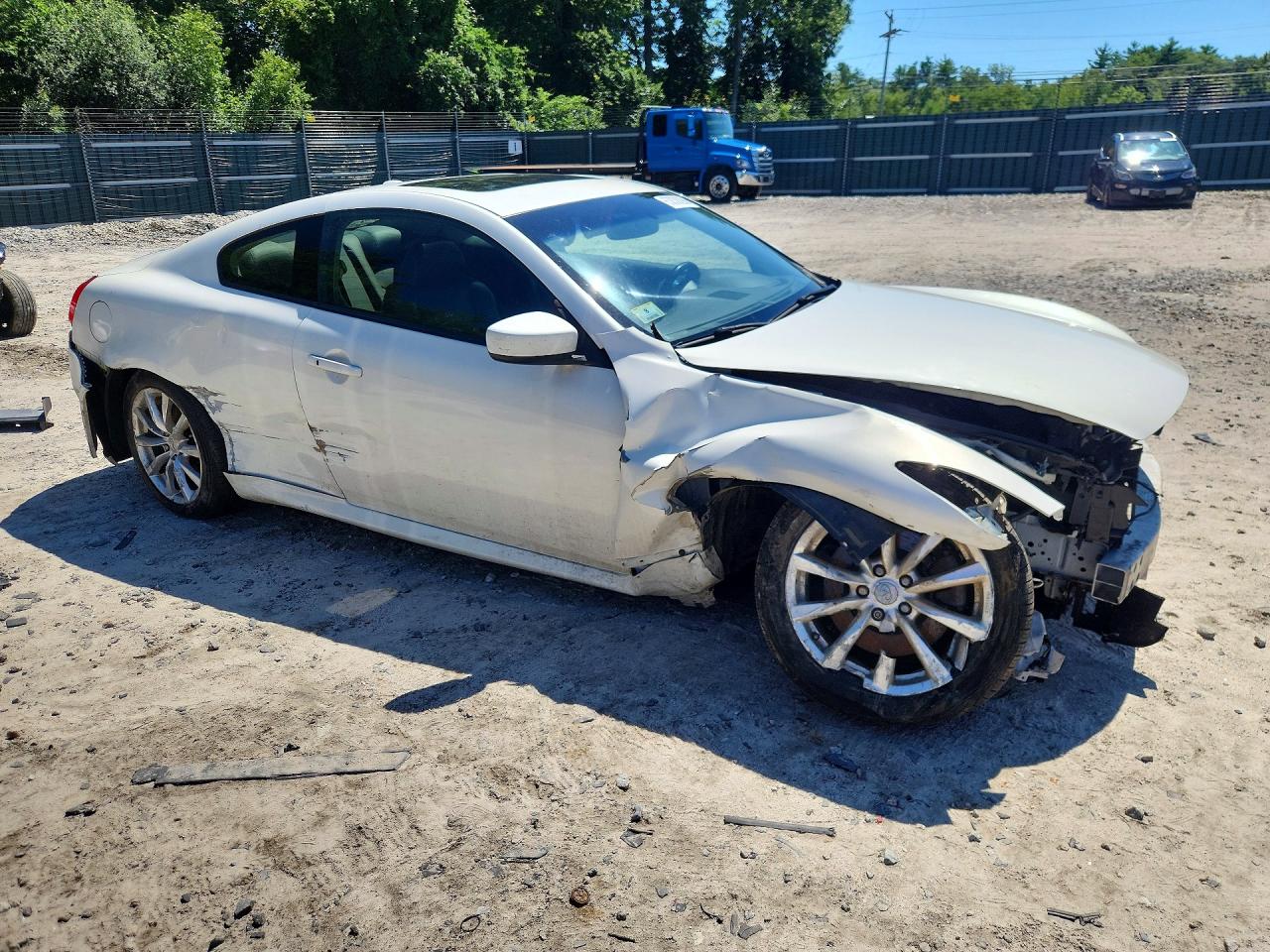 2012 Infiniti G37 Coupe X White vin: JN1CV6ELXCM473103
