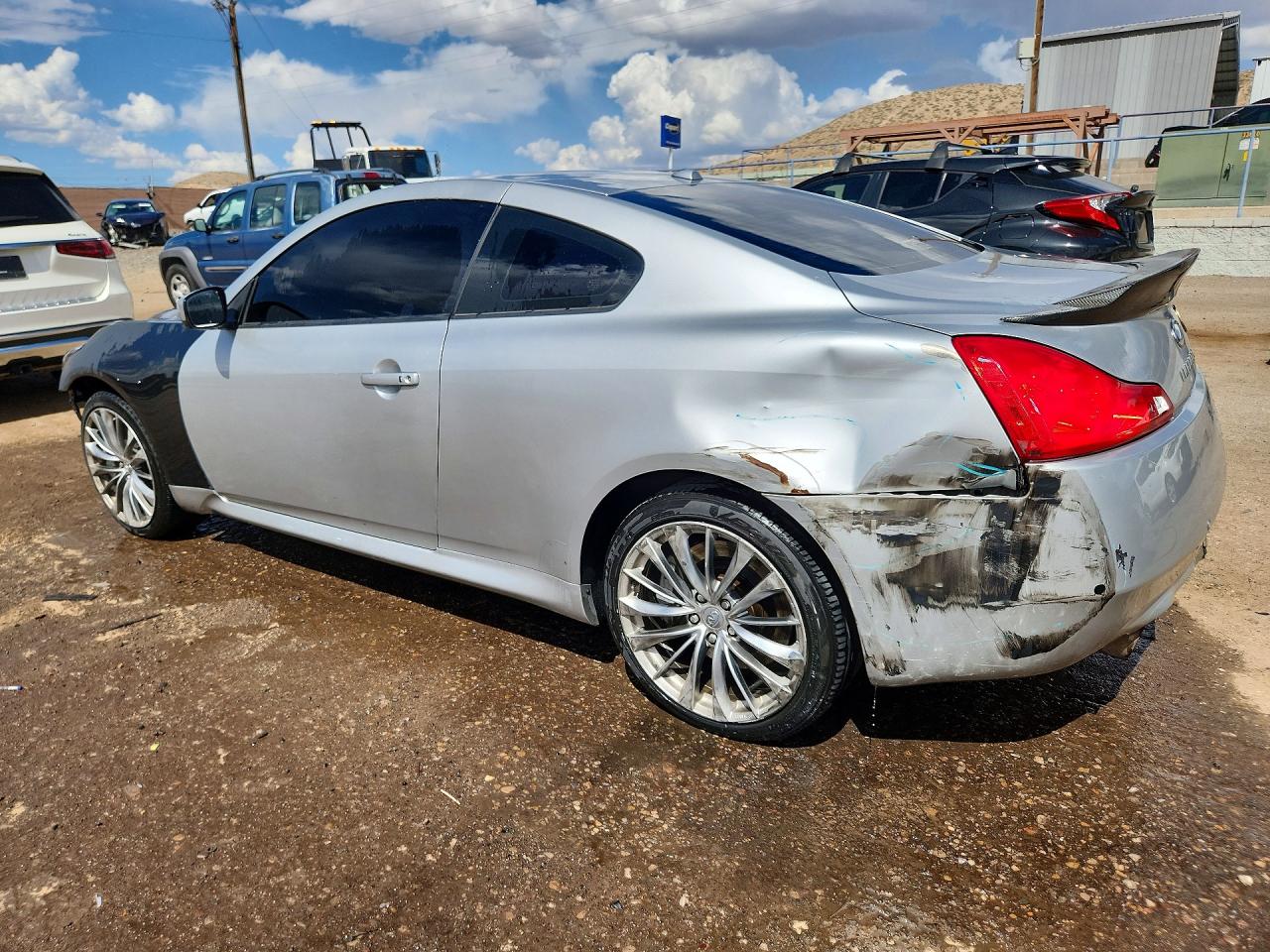 2012 Infiniti G37 Coupe X Silver vin: JN1CV6ELXCM473277