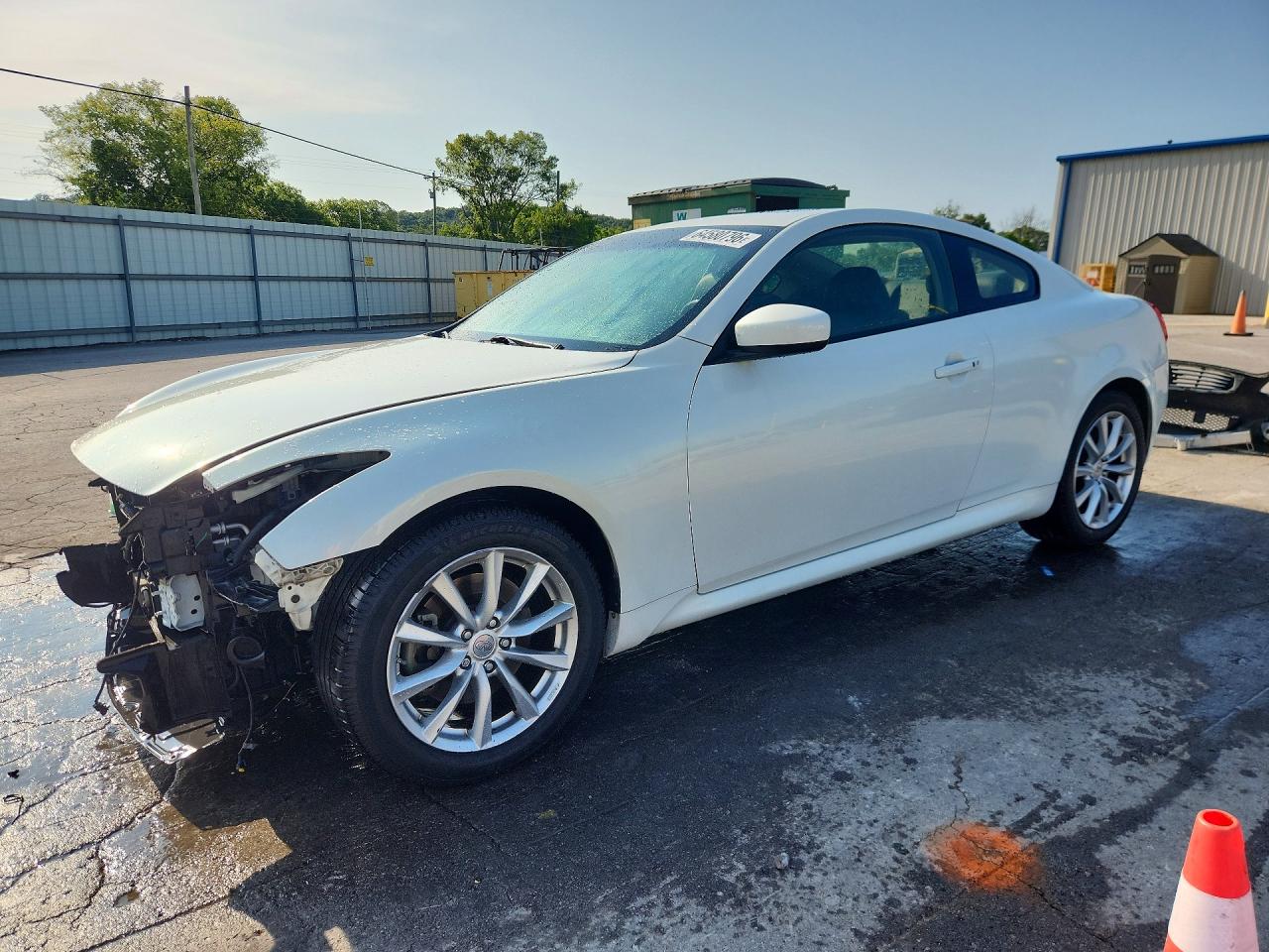 2013 Infiniti G37 Coupe X White vin: JN1CV6ELXDM983159