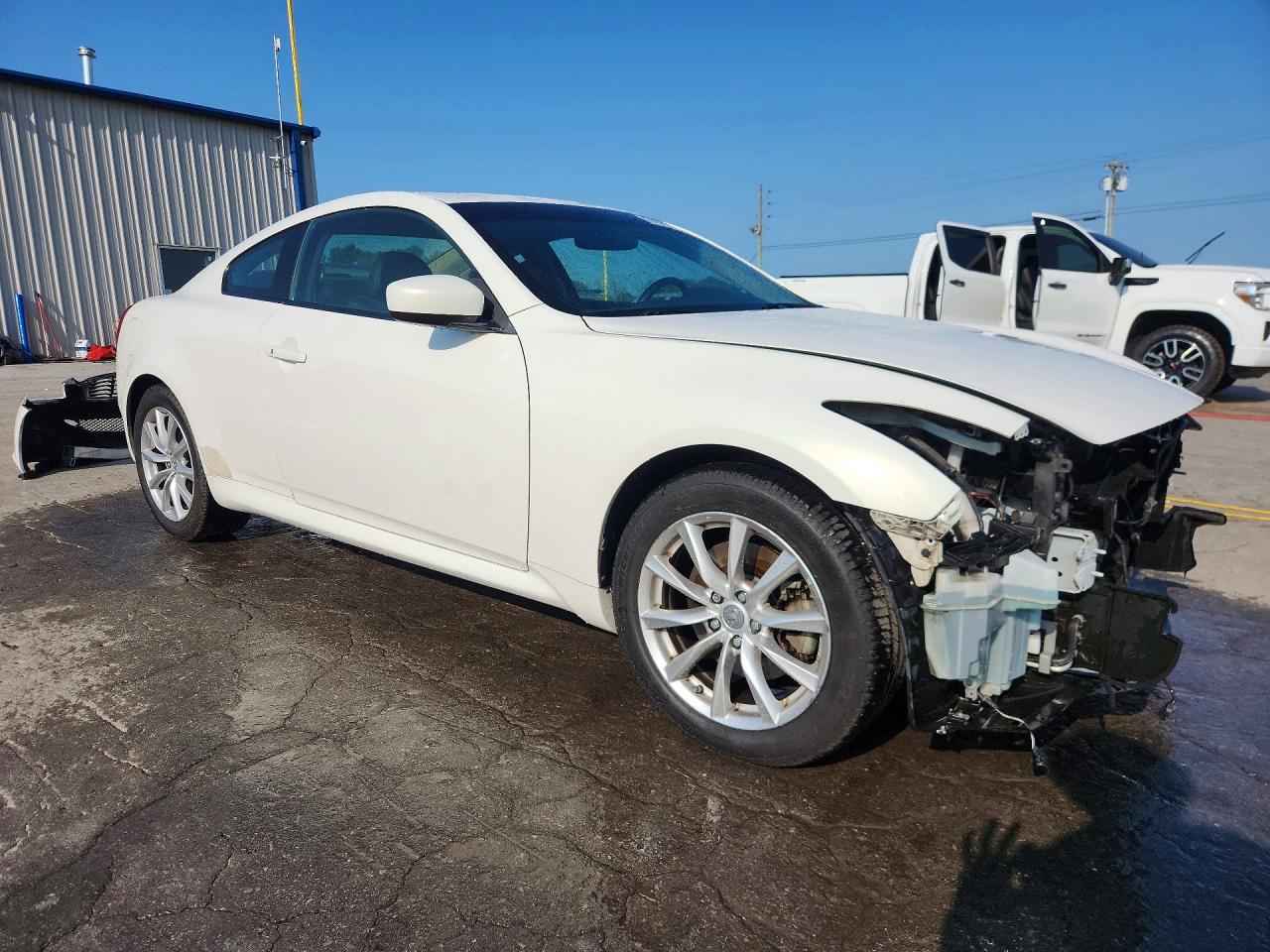 2013 Infiniti G37 Coupe X White vin: JN1CV6ELXDM983159
