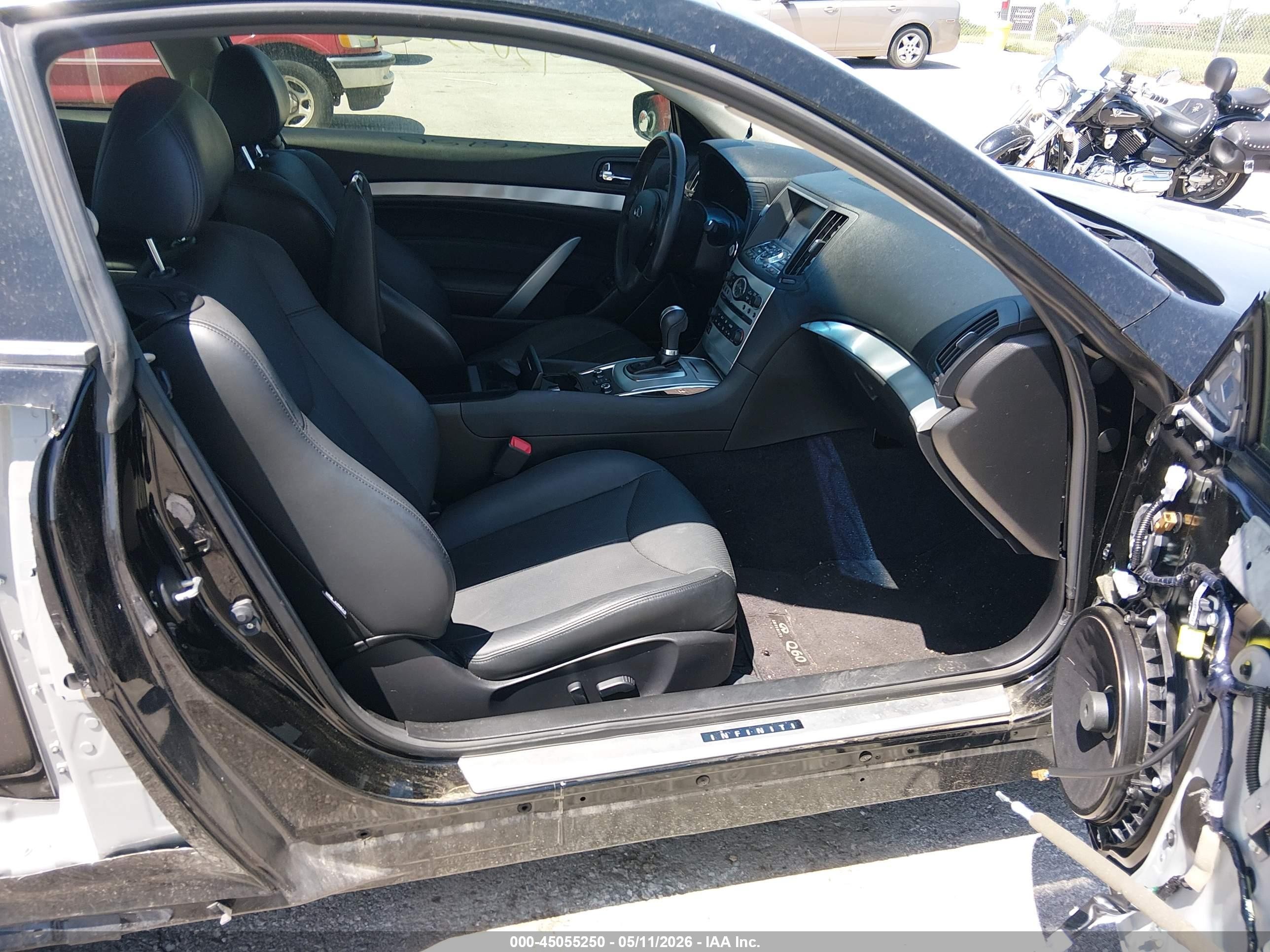 2015 Infiniti Q60   Black vin: JN1CV6ELXFM890712