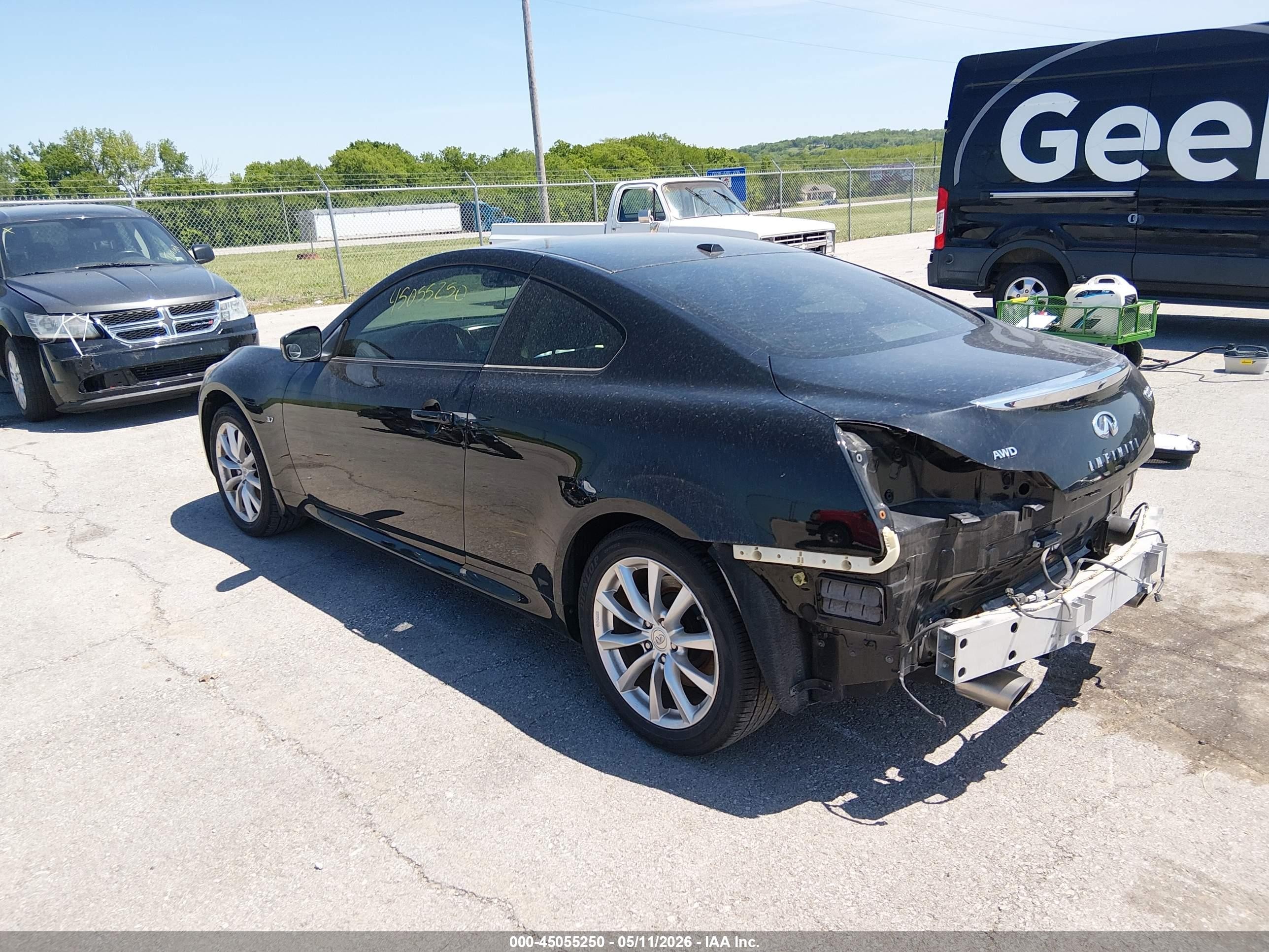 2015 Infiniti Q60   Black vin: JN1CV6ELXFM890712