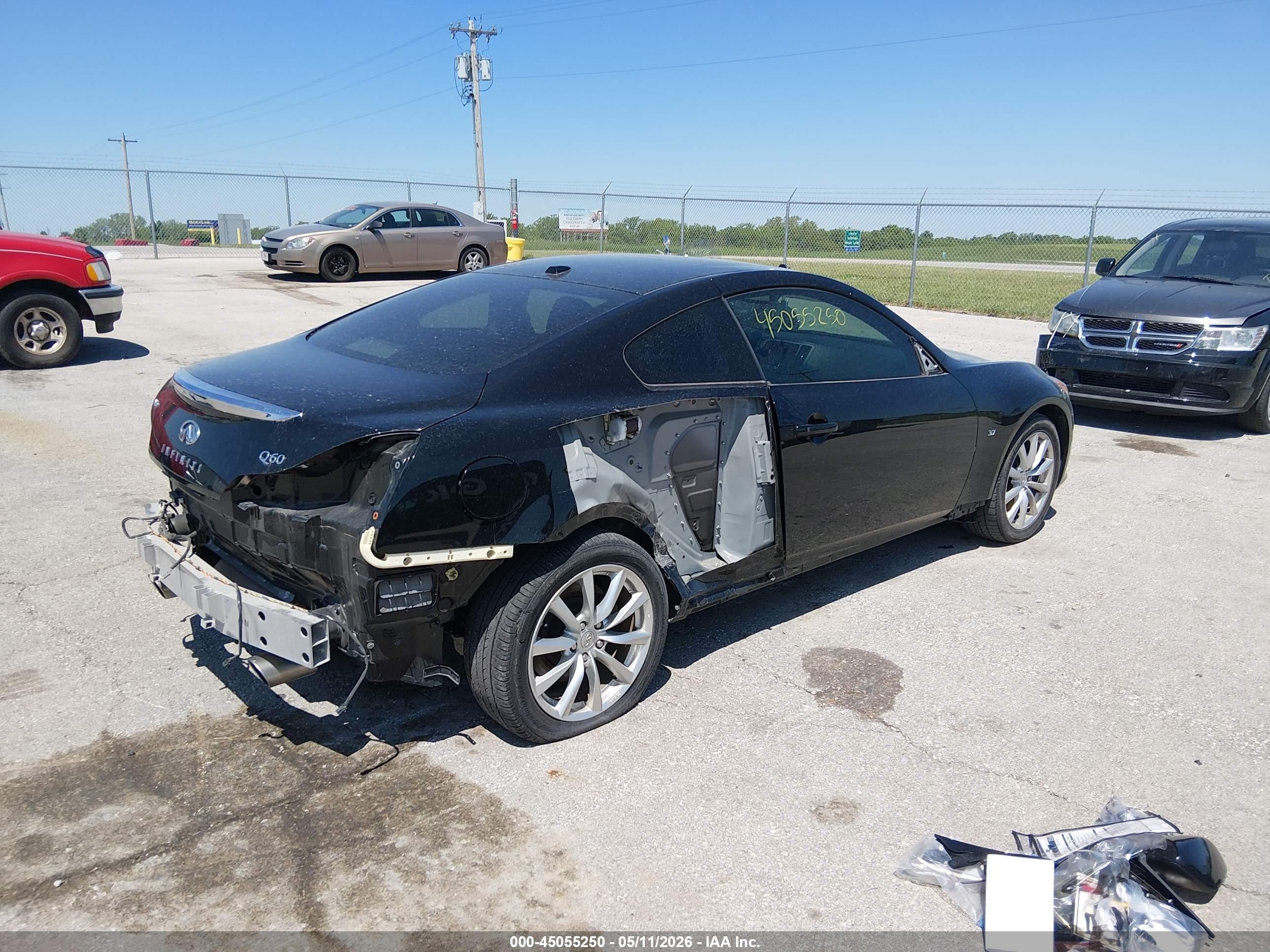 2015 Infiniti Q60   Black vin: JN1CV6ELXFM890712