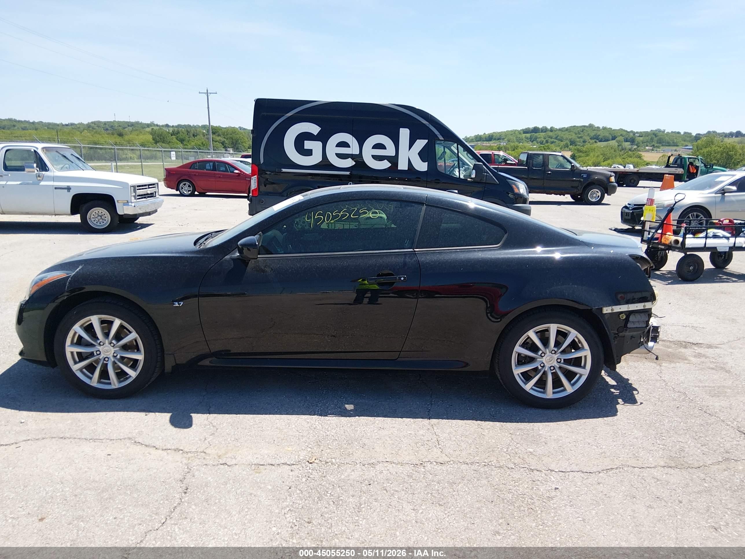 2015 Infiniti Q60   Black vin: JN1CV6ELXFM890712