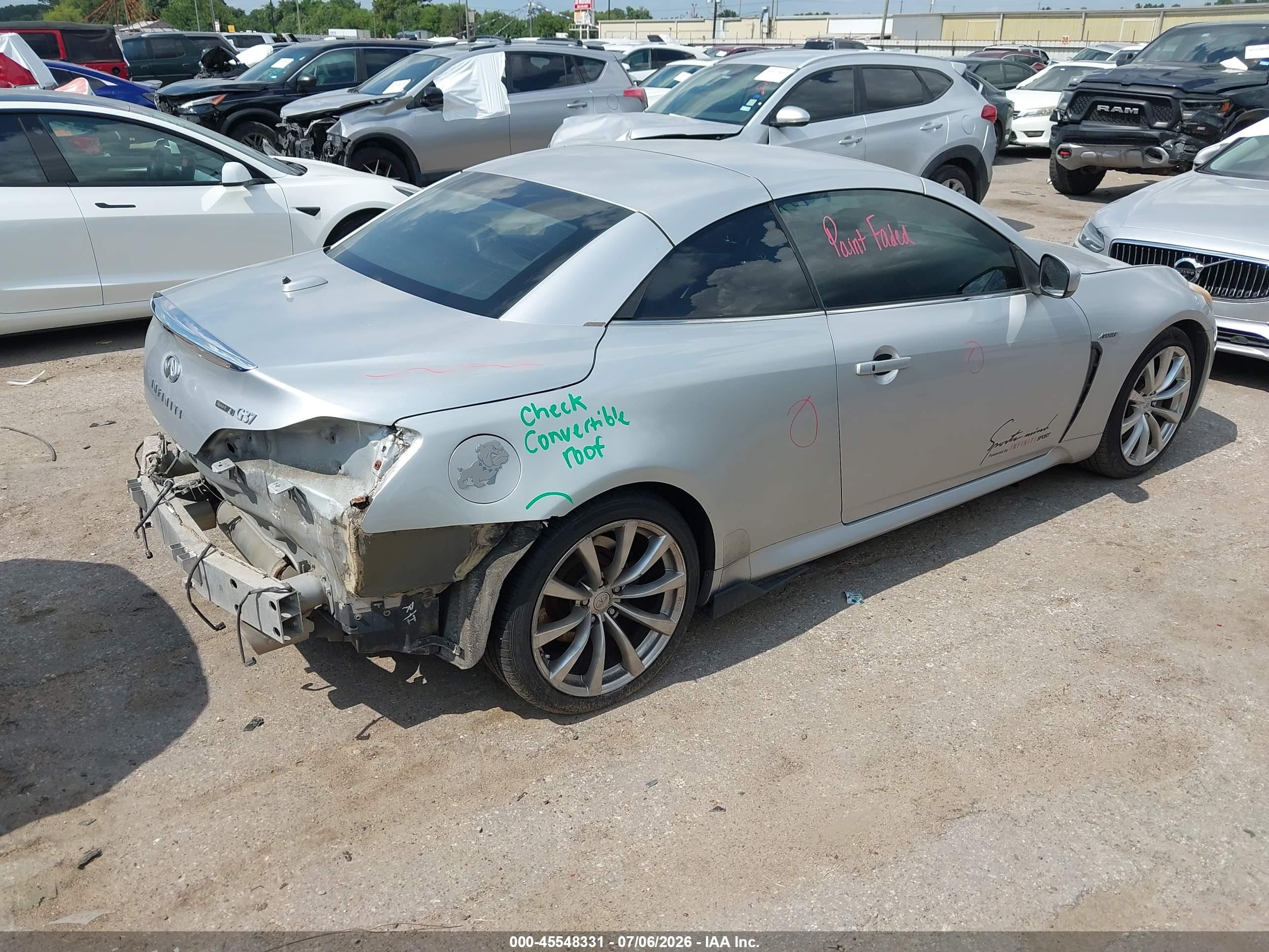 2010 Infiniti G37   Gray vin: JN1CV6FE0AM350486