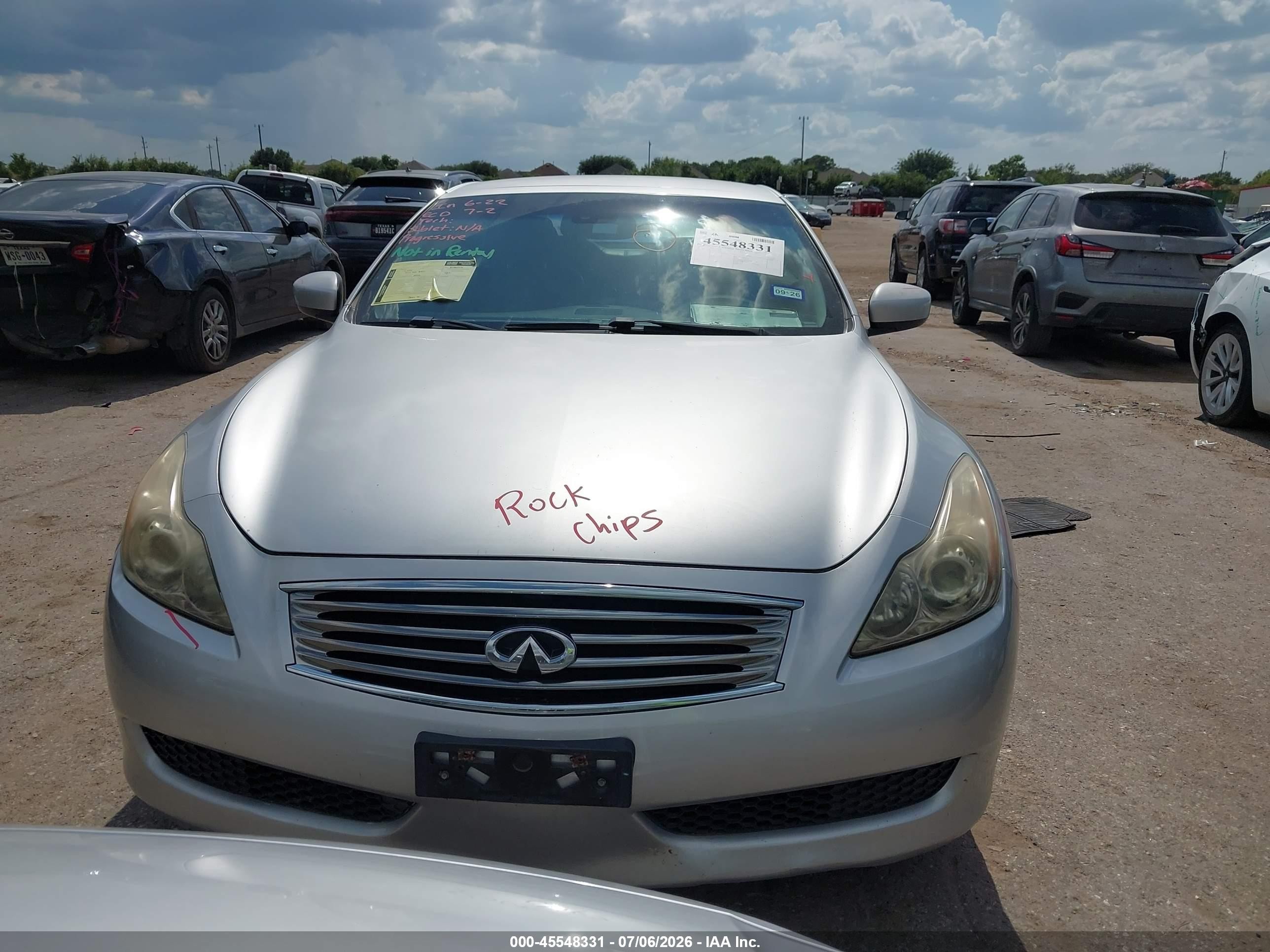 2010 Infiniti G37   Gray vin: JN1CV6FE0AM350486