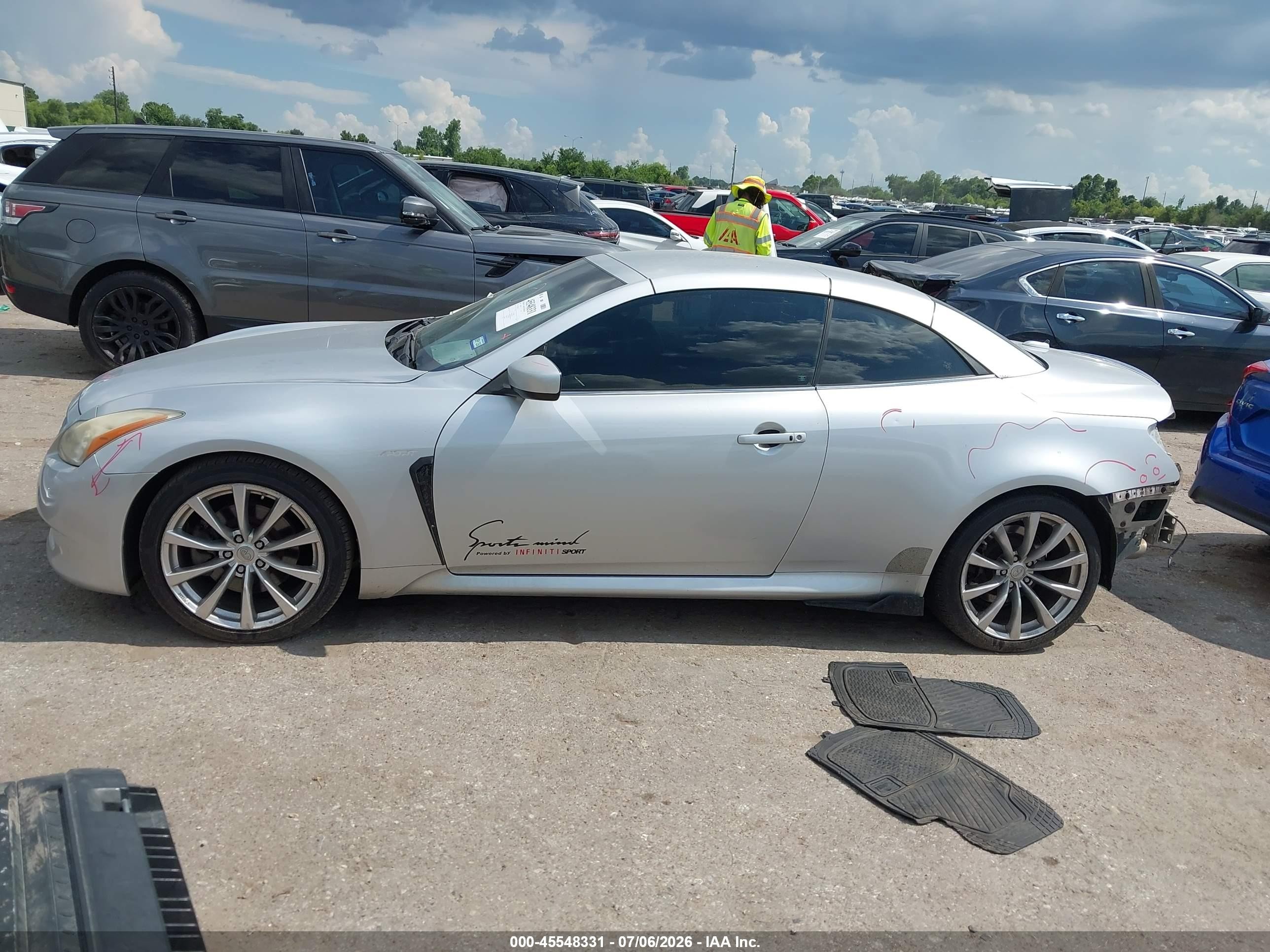 2010 Infiniti G37   Gray vin: JN1CV6FE0AM350486