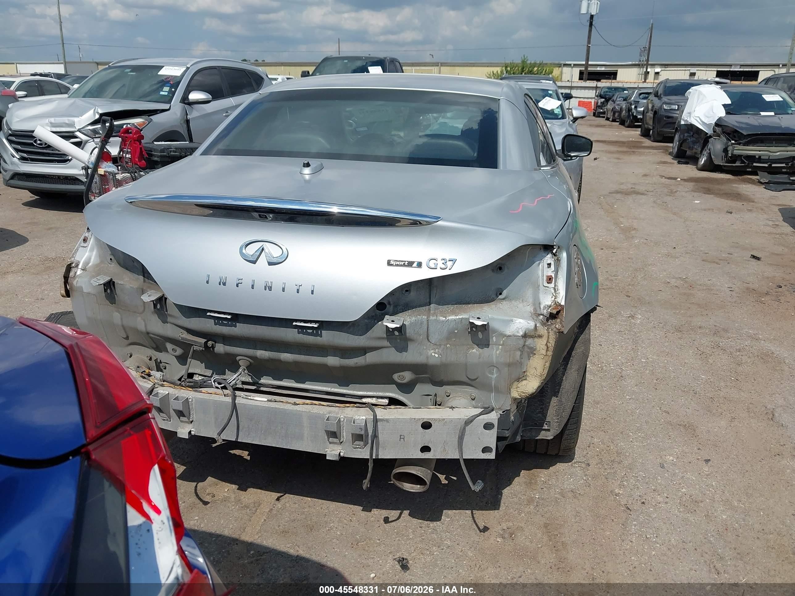 2010 Infiniti G37   Gray vin: JN1CV6FE0AM350486