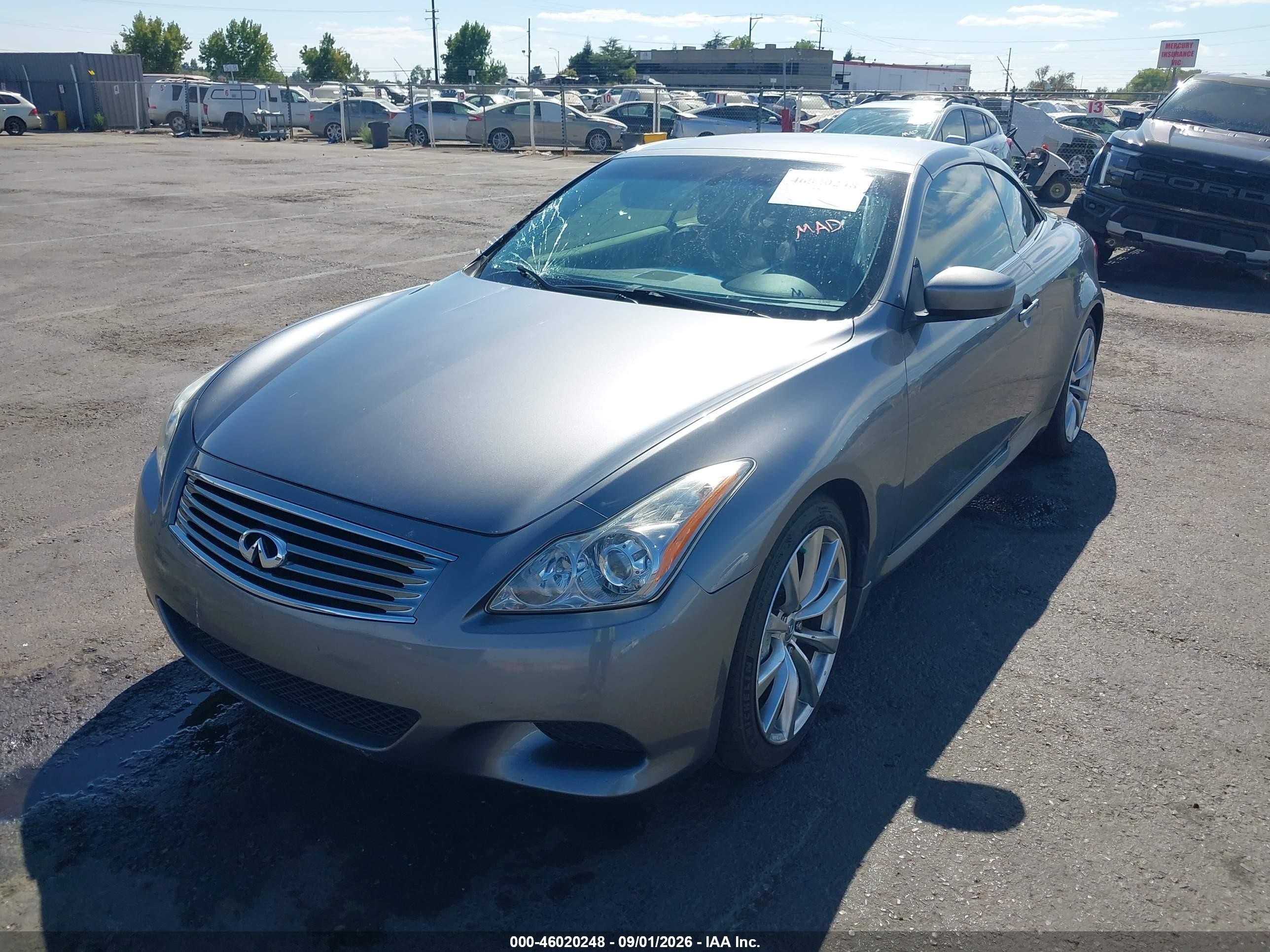 2010 Infiniti G37   Серый vin: JN1CV6FE0AM350648