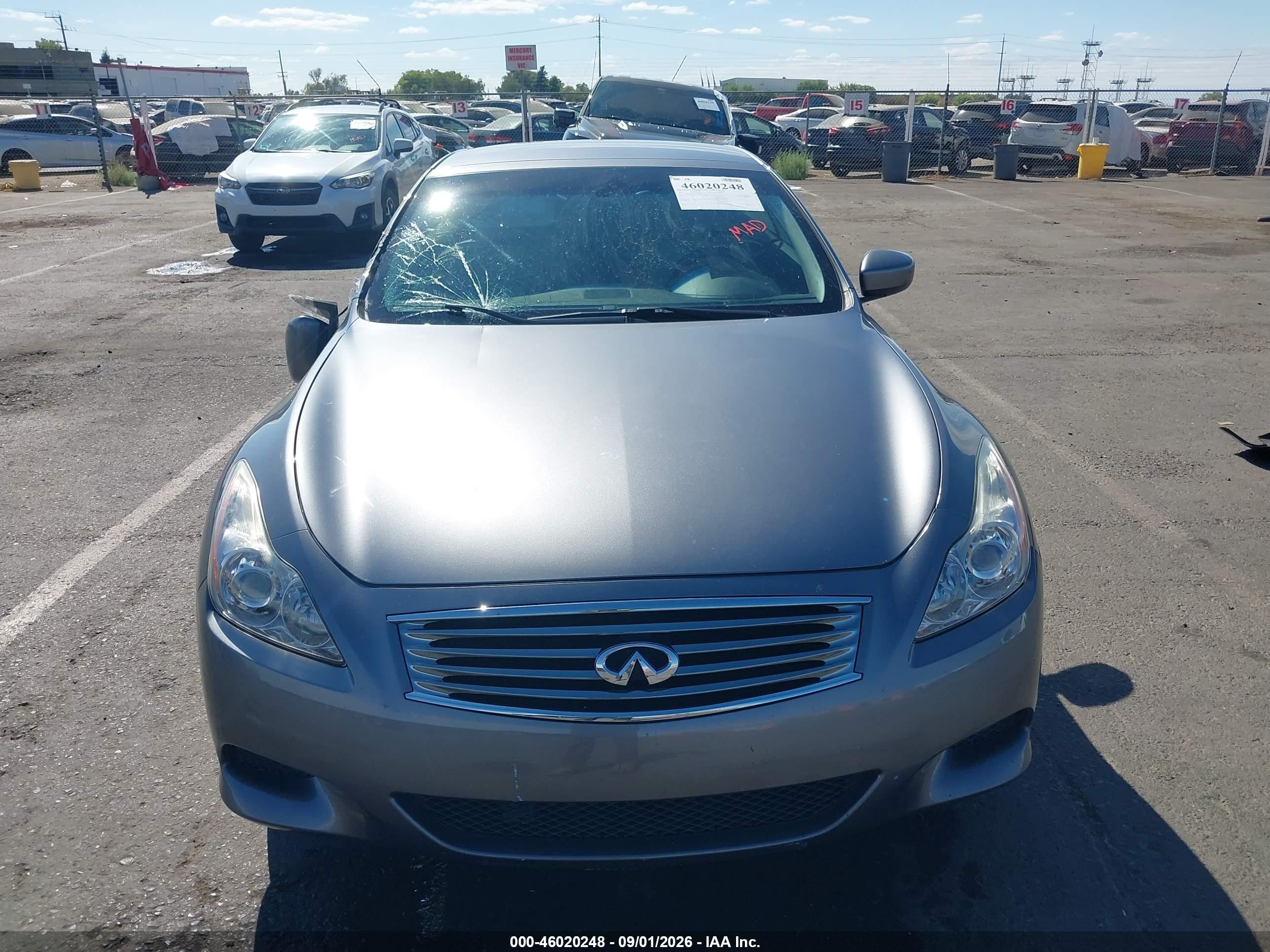 2010 Infiniti G37   Серый vin: JN1CV6FE0AM350648