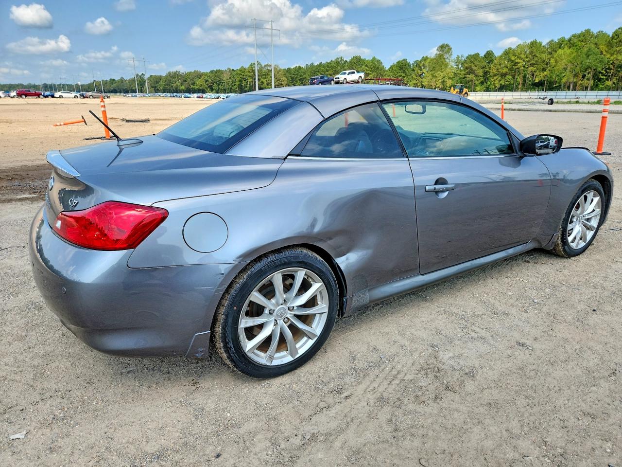 2011 Infiniti G37 Convertible Base Gray vin: JN1CV6FE0BM951012