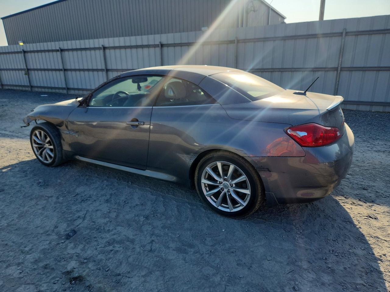 2011 Infiniti G37 Convertible Base Silver vin: JN1CV6FE0BM953763