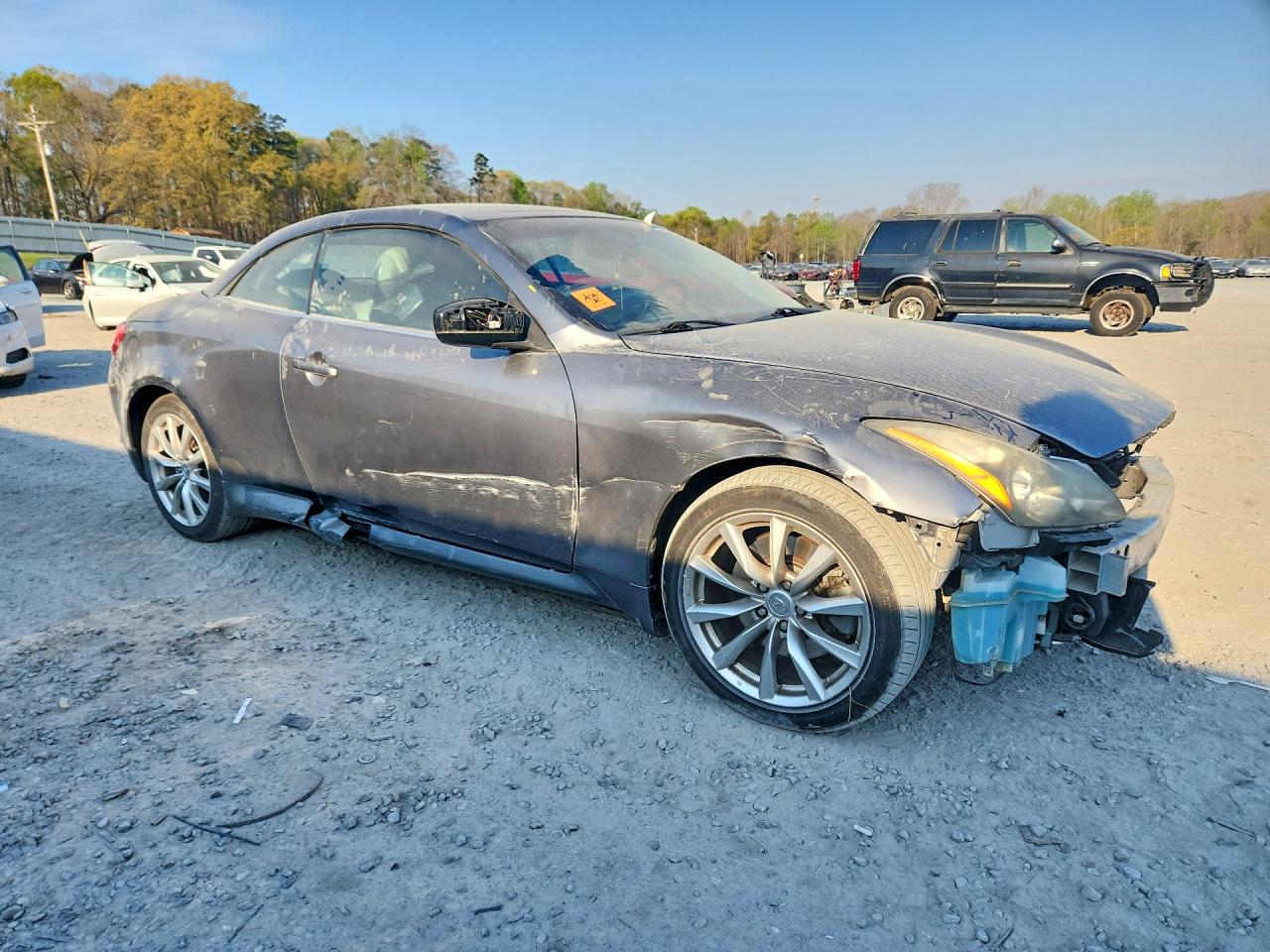 2011 Infiniti G37 Convertible Base Silver vin: JN1CV6FE0BM953763