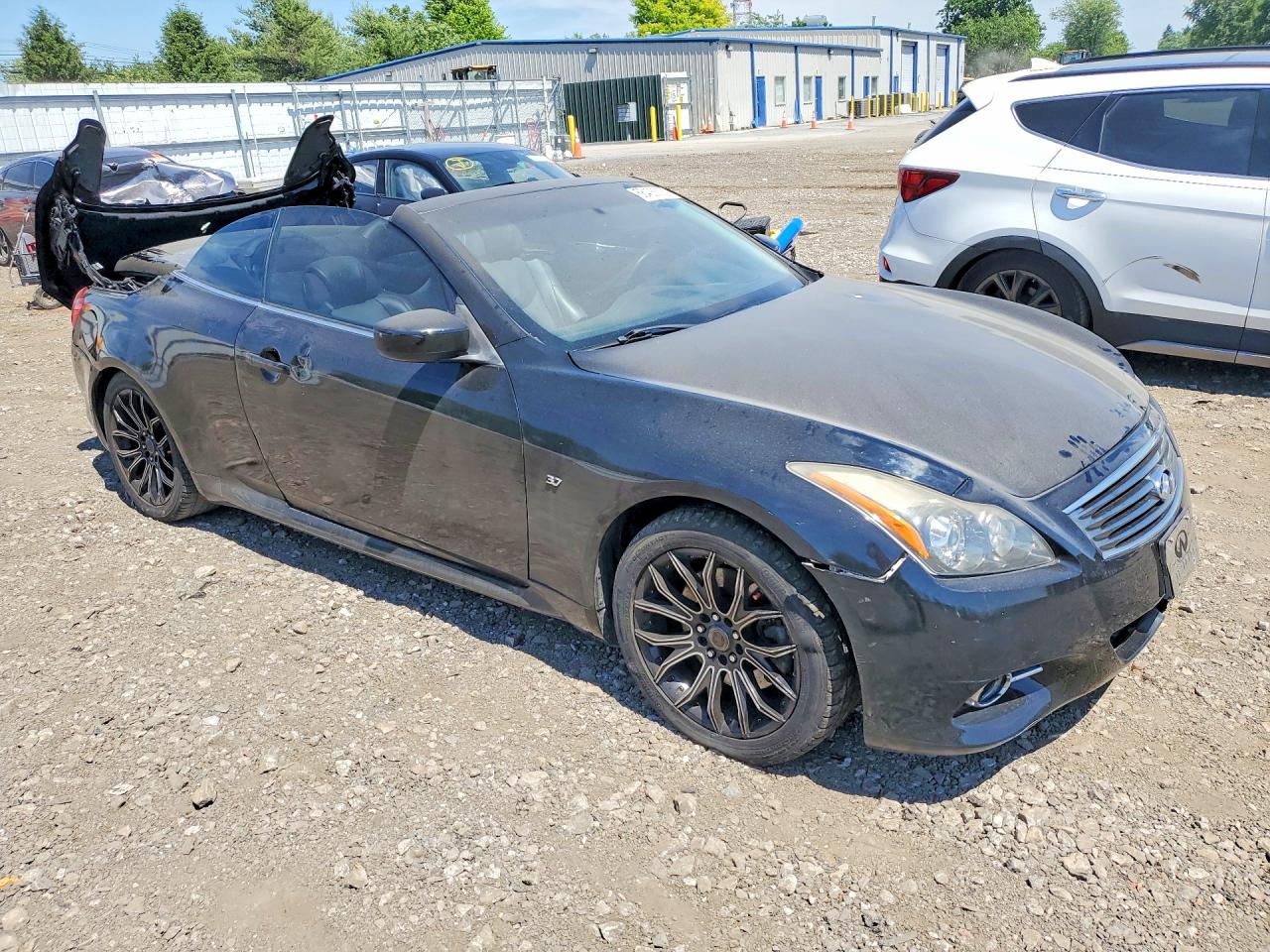2015 Infiniti Q60 Convertible Base Black vin: JN1CV6FE0FM810530