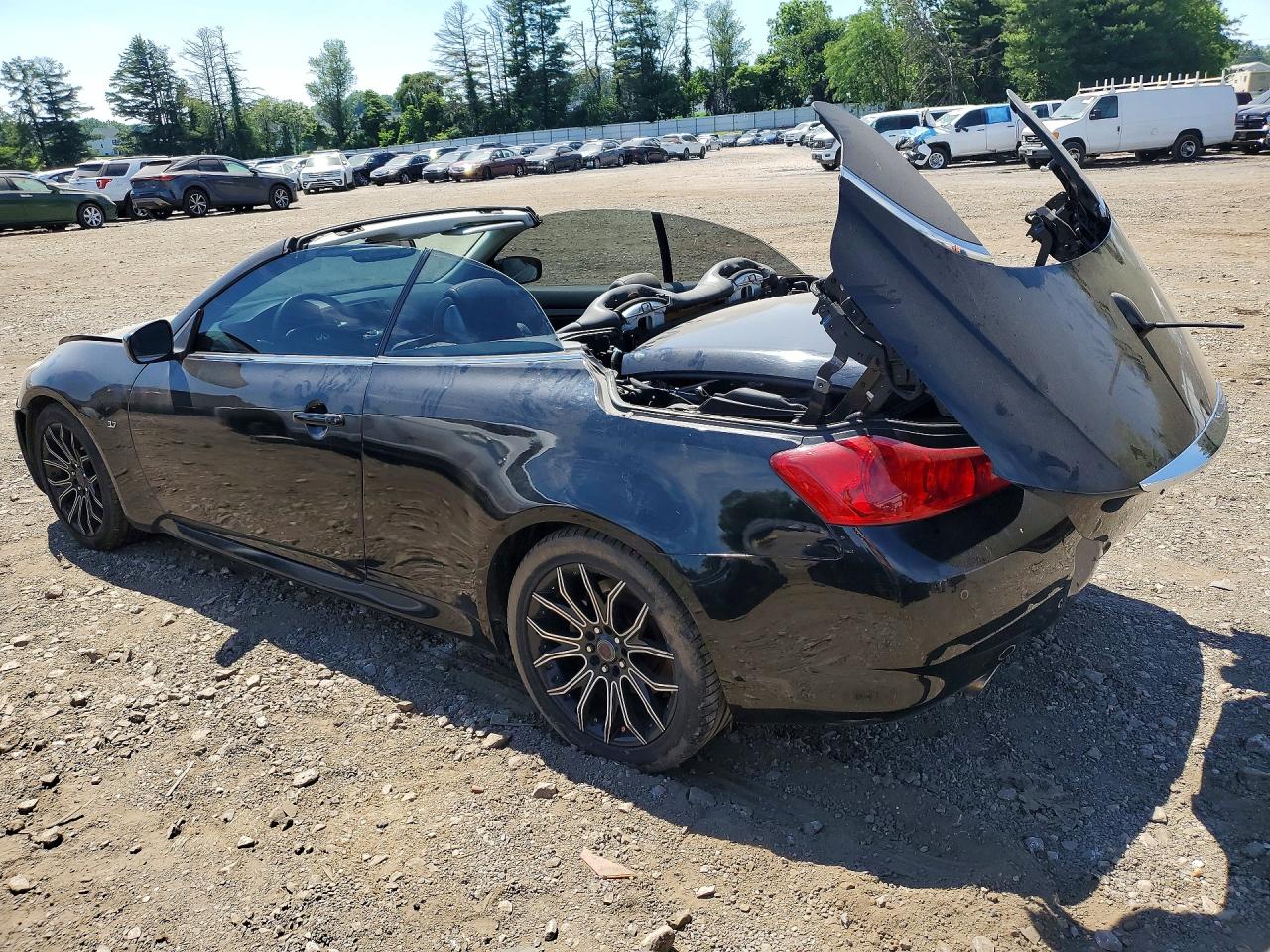 2015 Infiniti Q60 Convertible Base Black vin: JN1CV6FE0FM810530