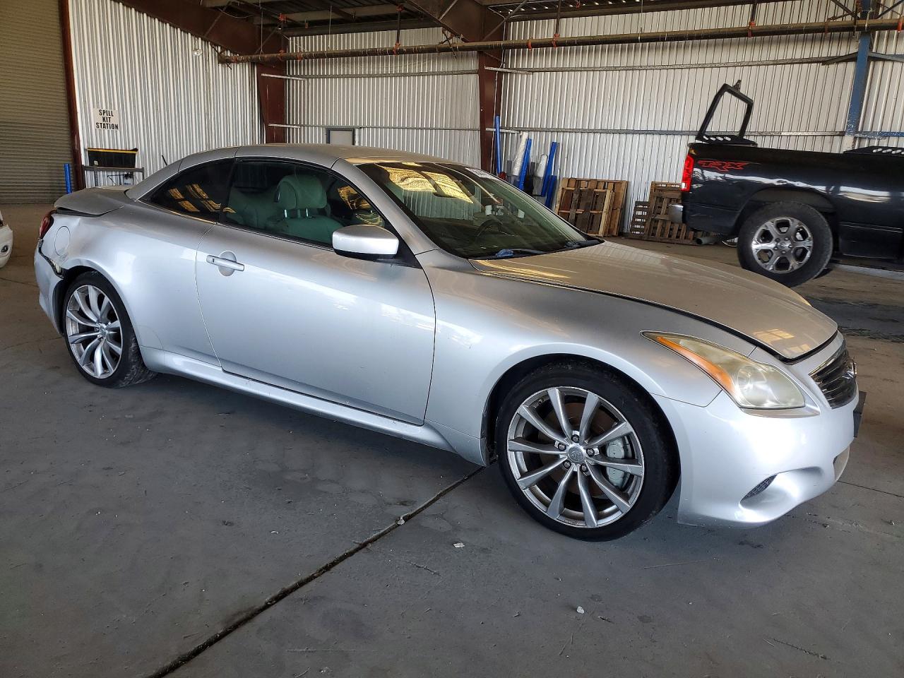 2010 Infiniti G37 Convertible Base Silver vin: JN1CV6FE1AM350898