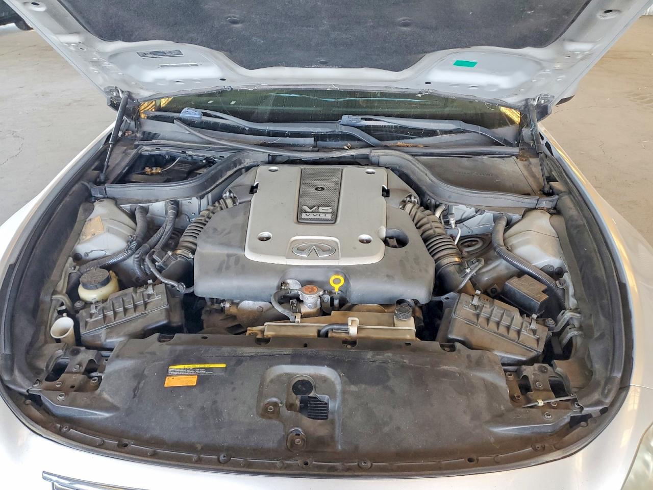 2010 Infiniti G37 Convertible Base Silver vin: JN1CV6FE1AM350898