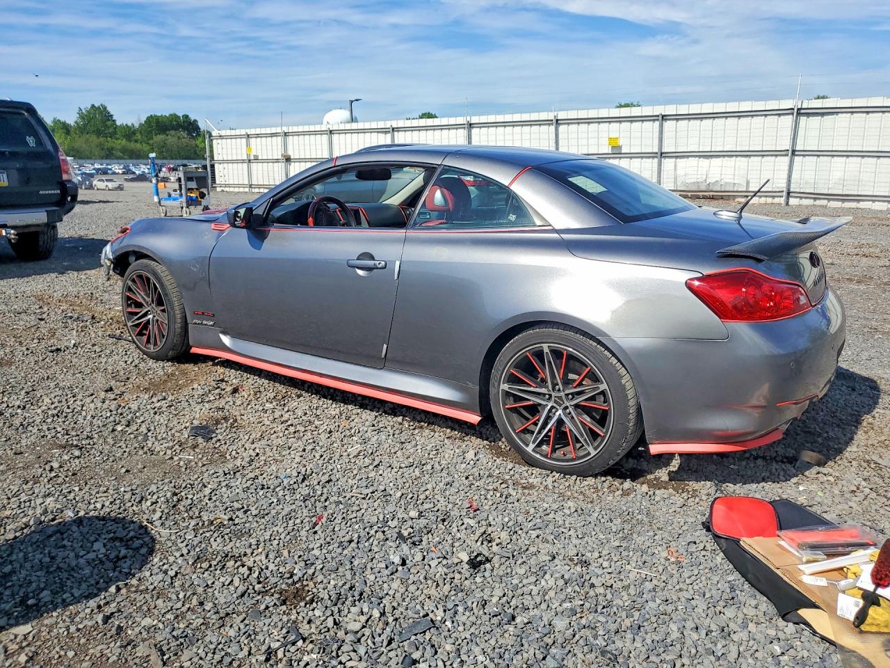 2010 Infiniti G37 Convertible Base Gray vin: JN1CV6FE1AM350982
