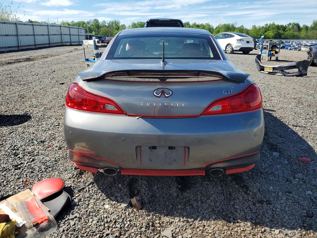 2010 Infiniti G37 Convertible Base Gray vin: JN1CV6FE1AM350982
