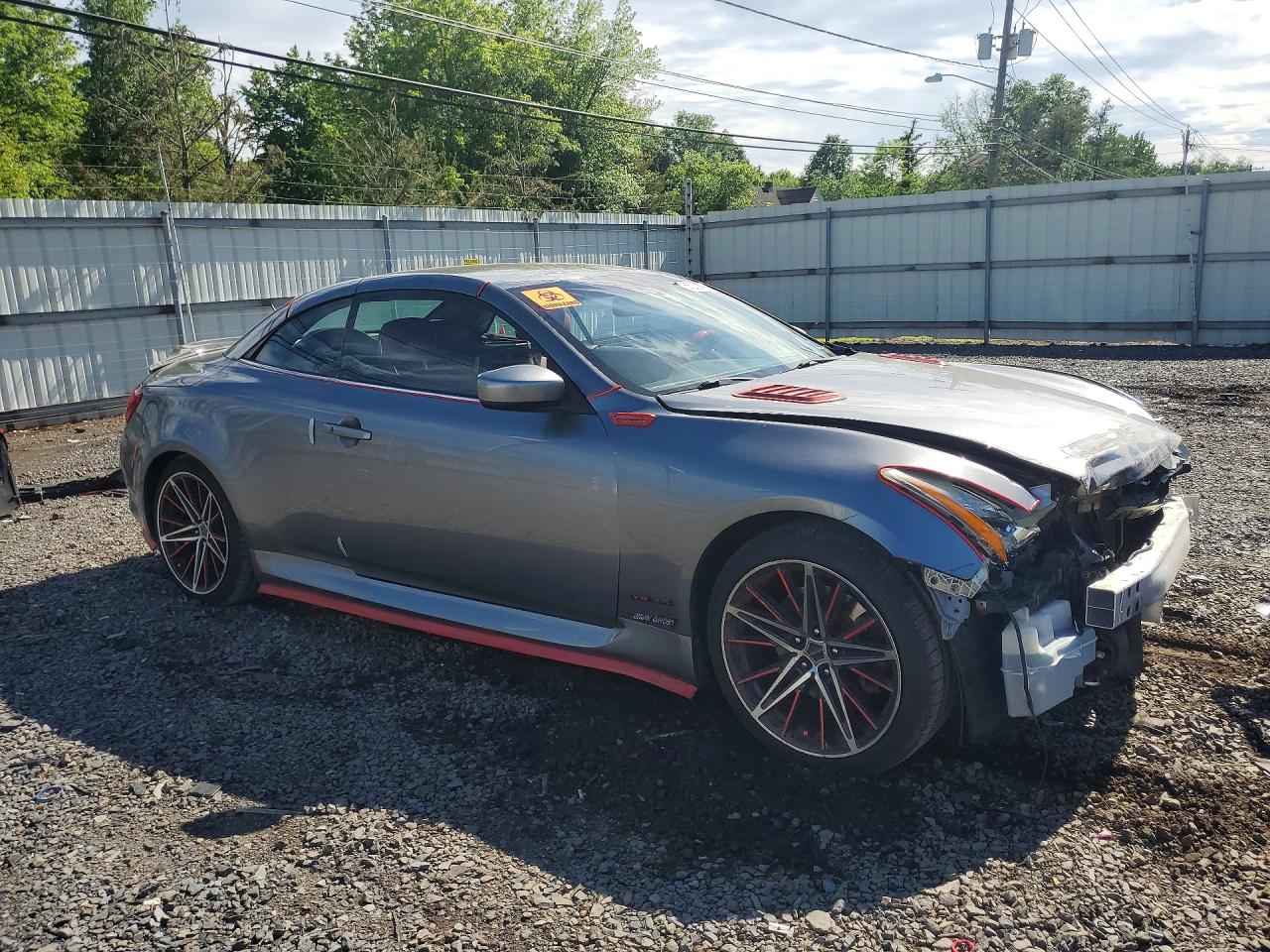 2010 Infiniti G37 Convertible Base Gray vin: JN1CV6FE1AM350982