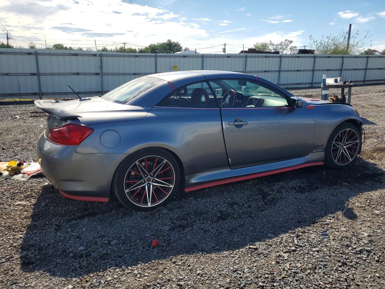 2010 Infiniti G37 Convertible Base Gray vin: JN1CV6FE1AM350982