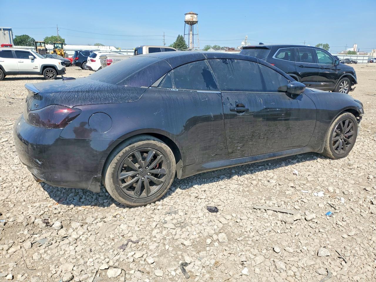 2012 Infiniti G37 Convertible Base Black vin: JN1CV6FE1CM201703