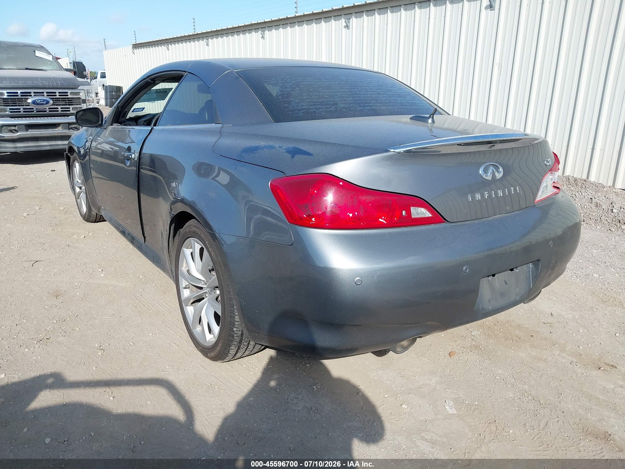 2013 Infiniti G37   Gray vin: JN1CV6FE1DM771041