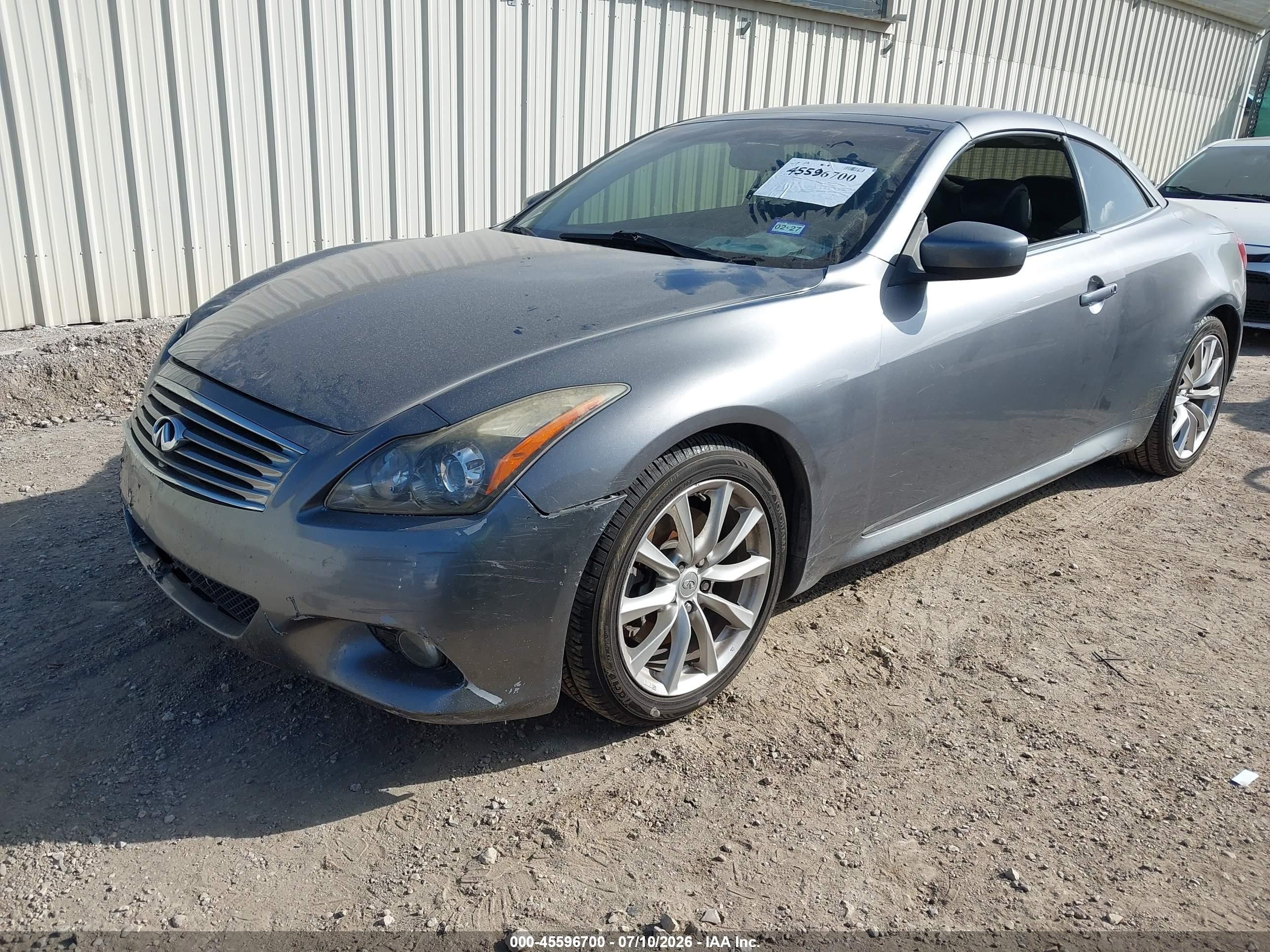 2013 Infiniti G37   Gray vin: JN1CV6FE1DM771041