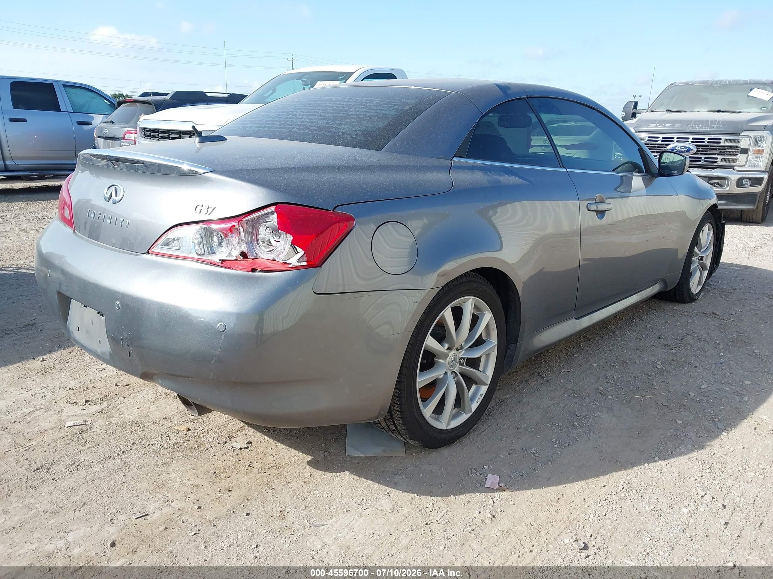 2013 Infiniti G37   Gray vin: JN1CV6FE1DM771041