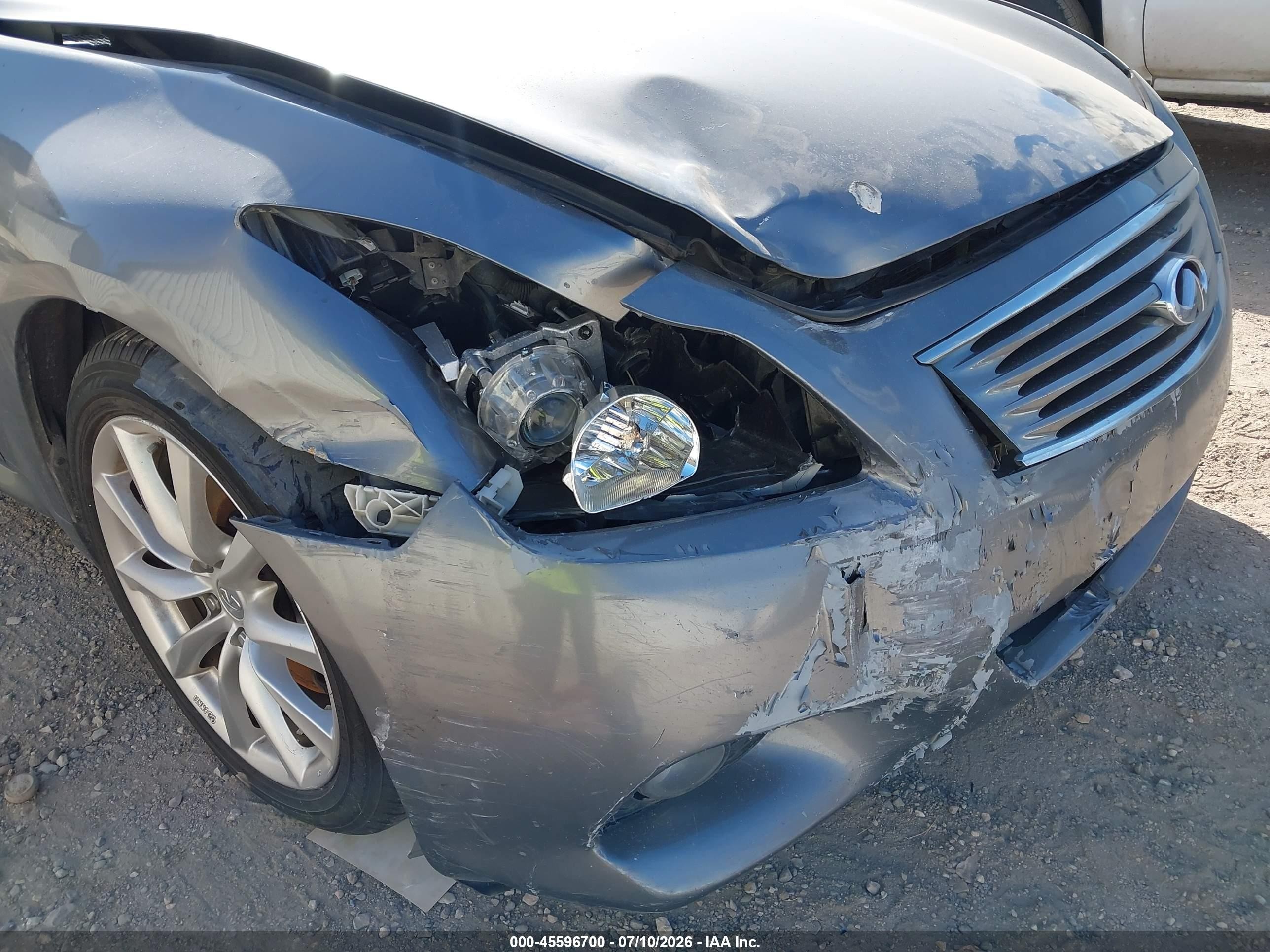 2013 Infiniti G37   Gray vin: JN1CV6FE1DM771041