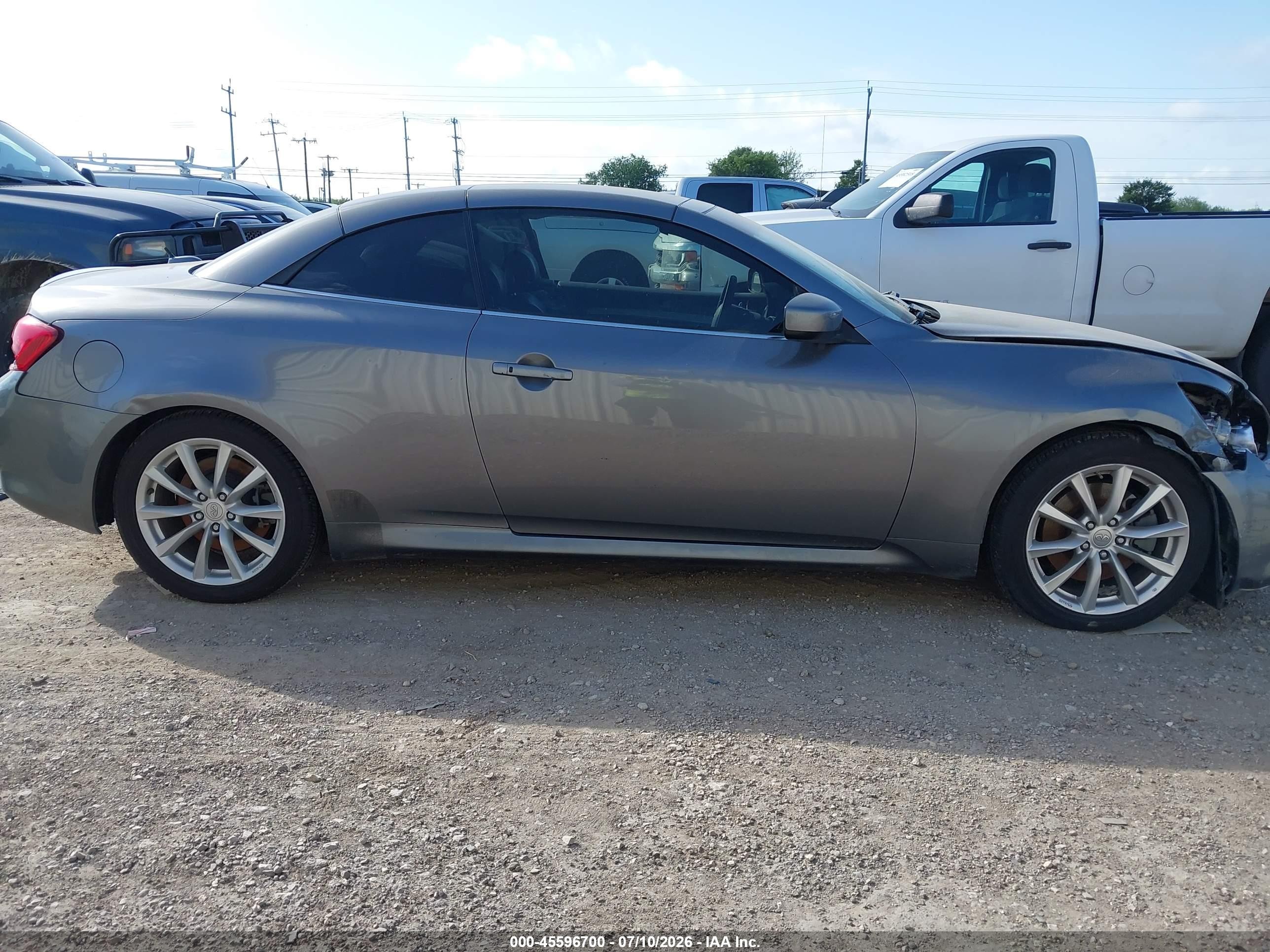 2013 Infiniti G37   Gray vin: JN1CV6FE1DM771041