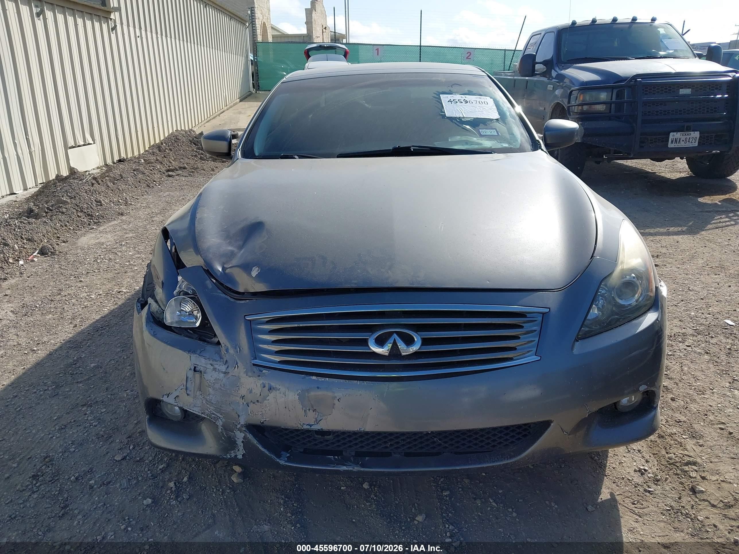 2013 Infiniti G37   Gray vin: JN1CV6FE1DM771041