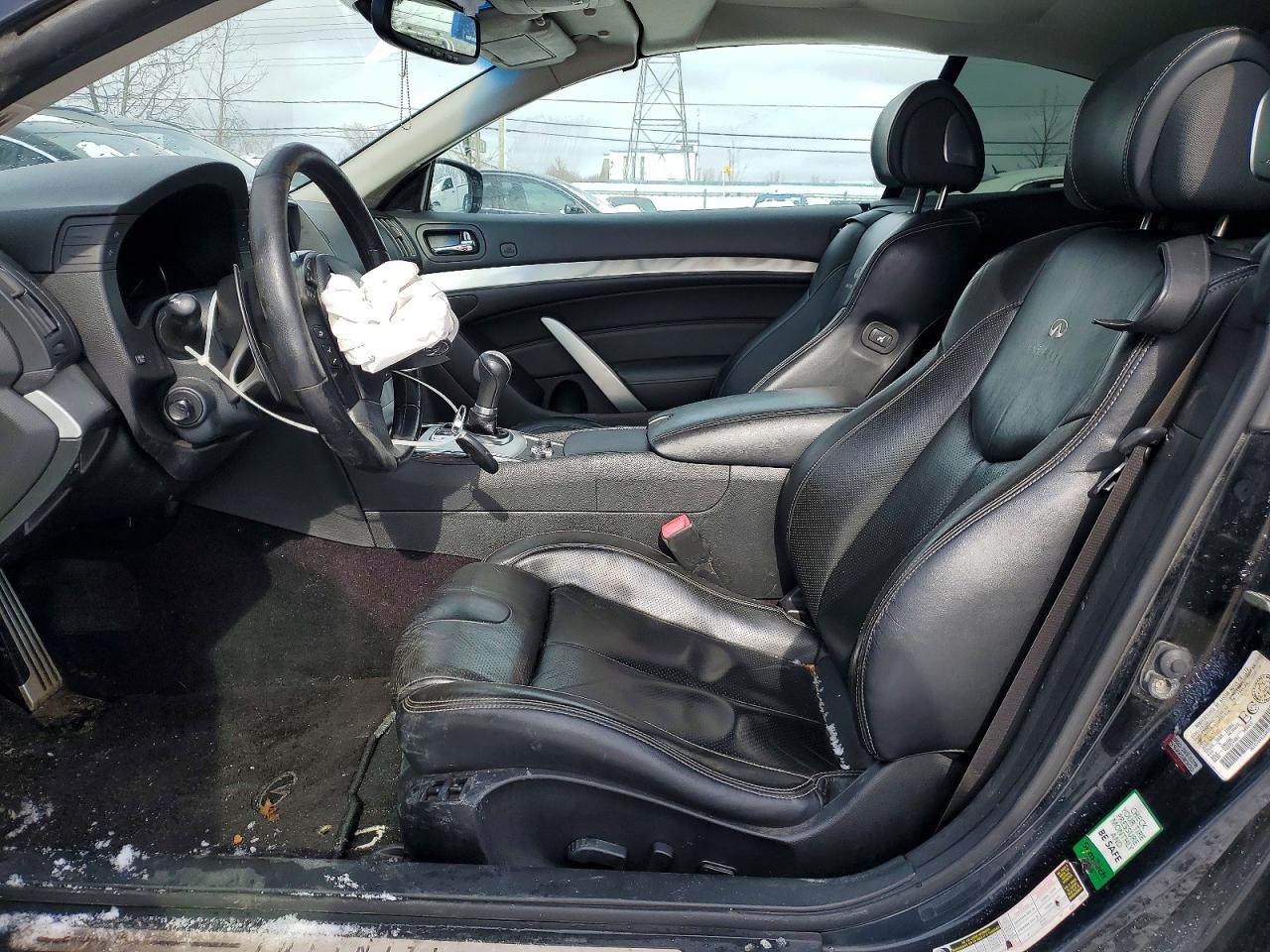 2010 Infiniti G37 Base Black vin: JN1CV6FE2AM351428