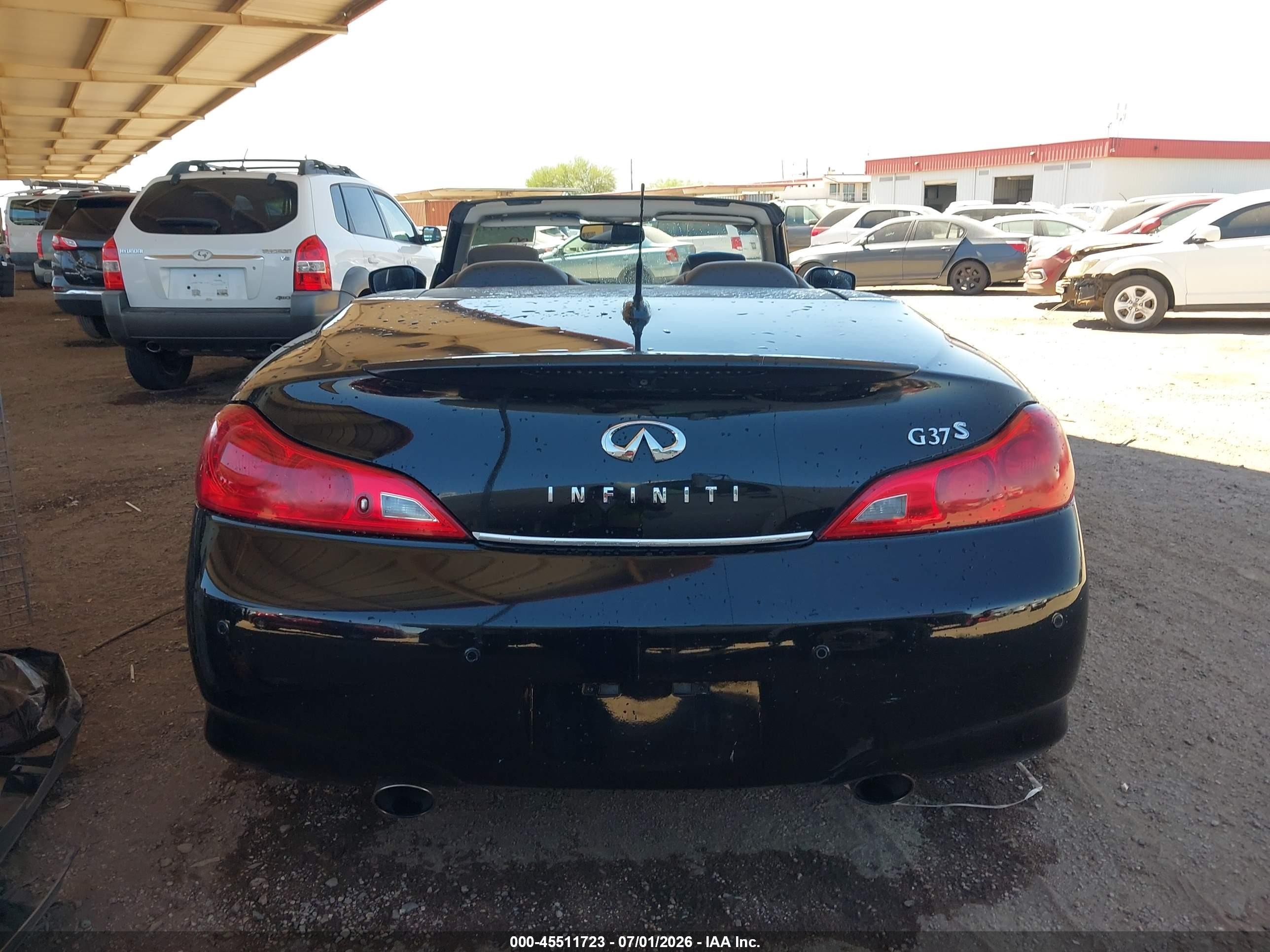 2010 Infiniti G37   Black vin: JN1CV6FE2AM351994