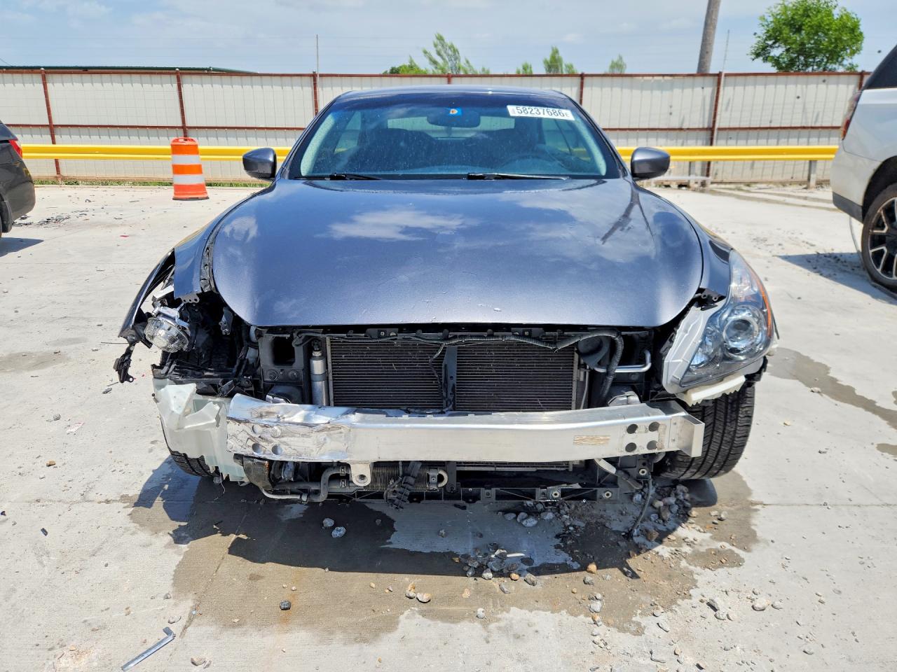 2012 Infiniti G37 Base Gray vin: JN1CV6FE2CM200639