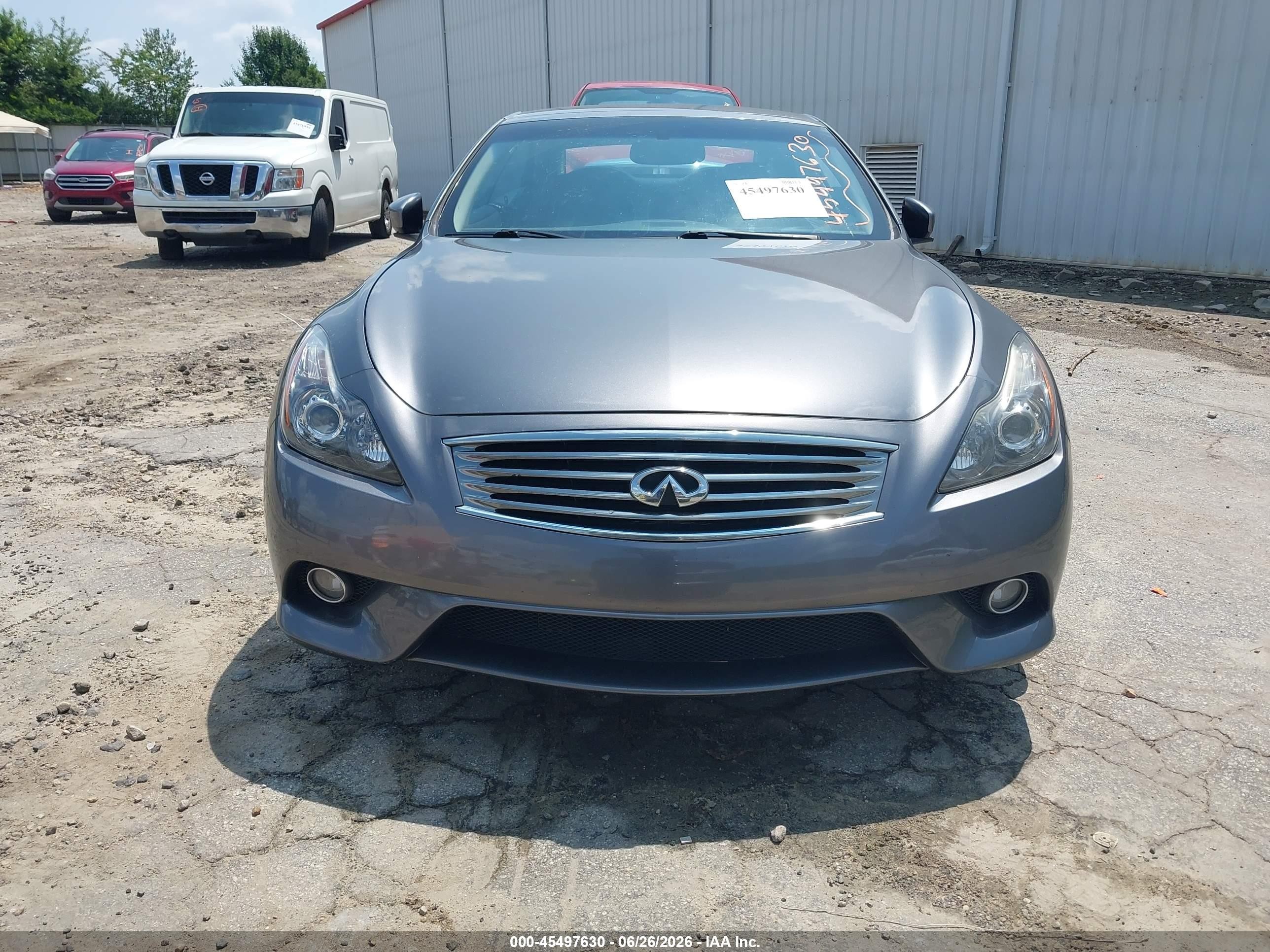 2012 Infiniti G37   Gray vin: JN1CV6FE2CM202956