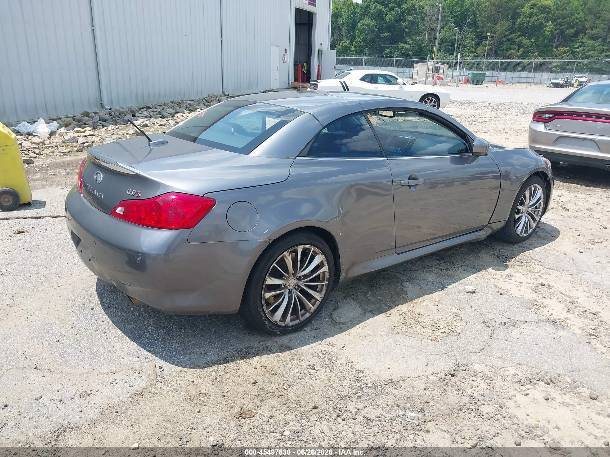 2012 Infiniti G37   Gray vin: JN1CV6FE2CM202956
