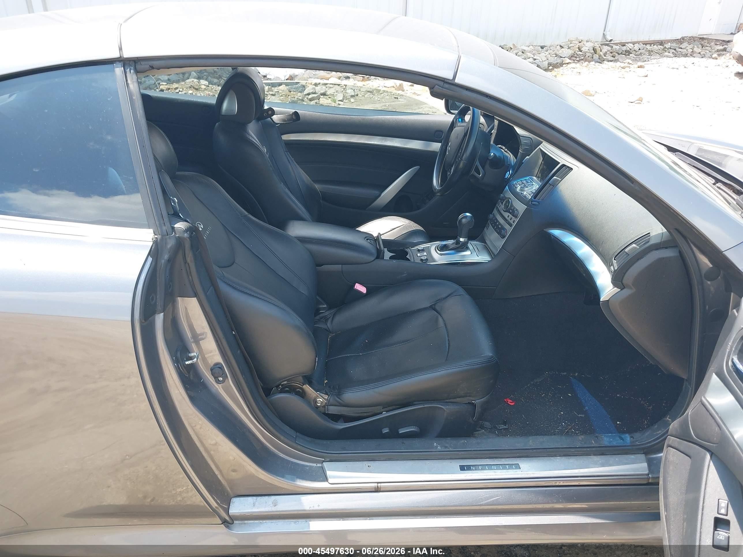 2012 Infiniti G37   Gray vin: JN1CV6FE2CM202956