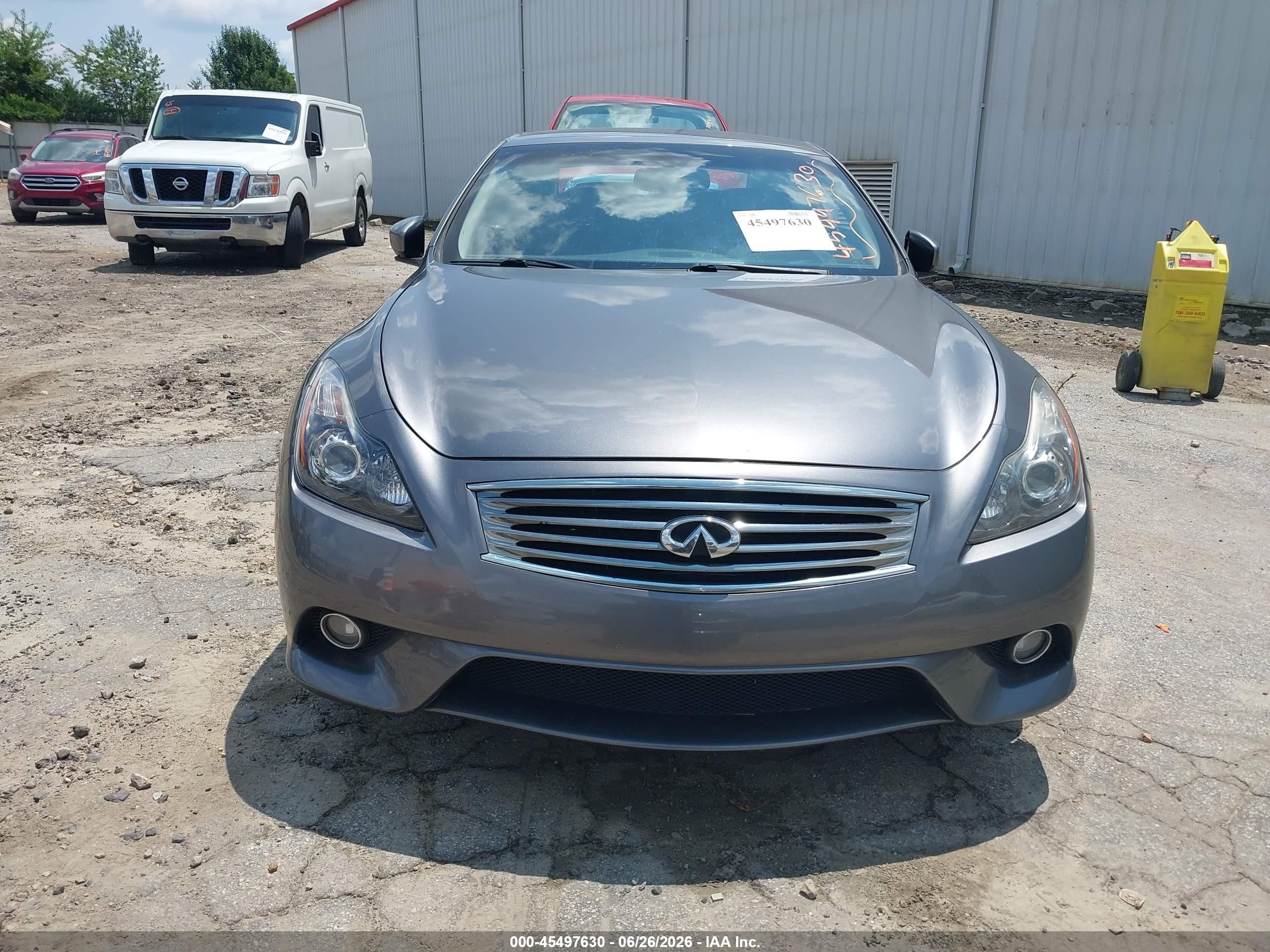 2012 Infiniti G37   Gray vin: JN1CV6FE2CM202956