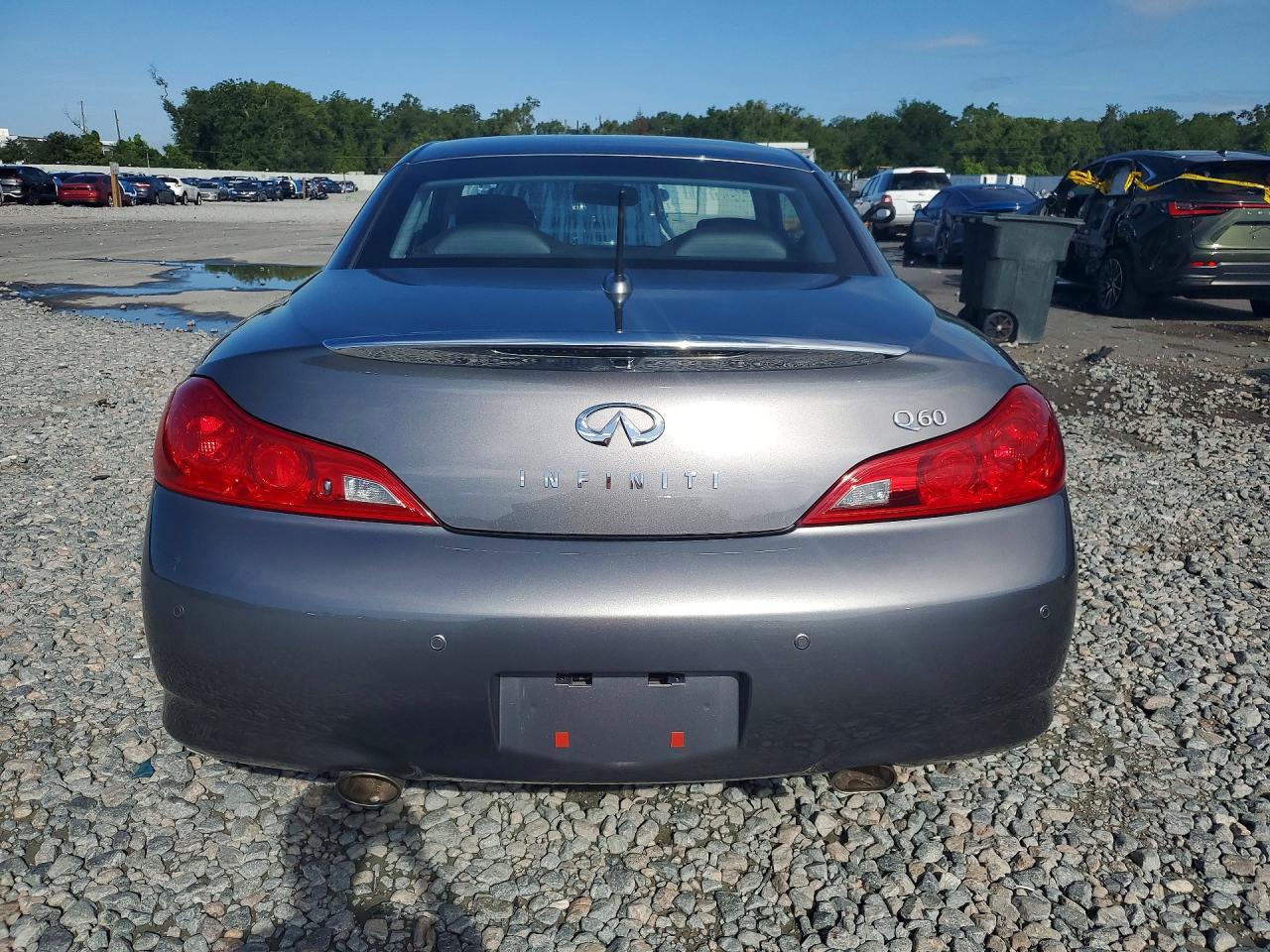 2014 Infiniti Q60 Convertible Base Gray vin: JN1CV6FE2EM901278