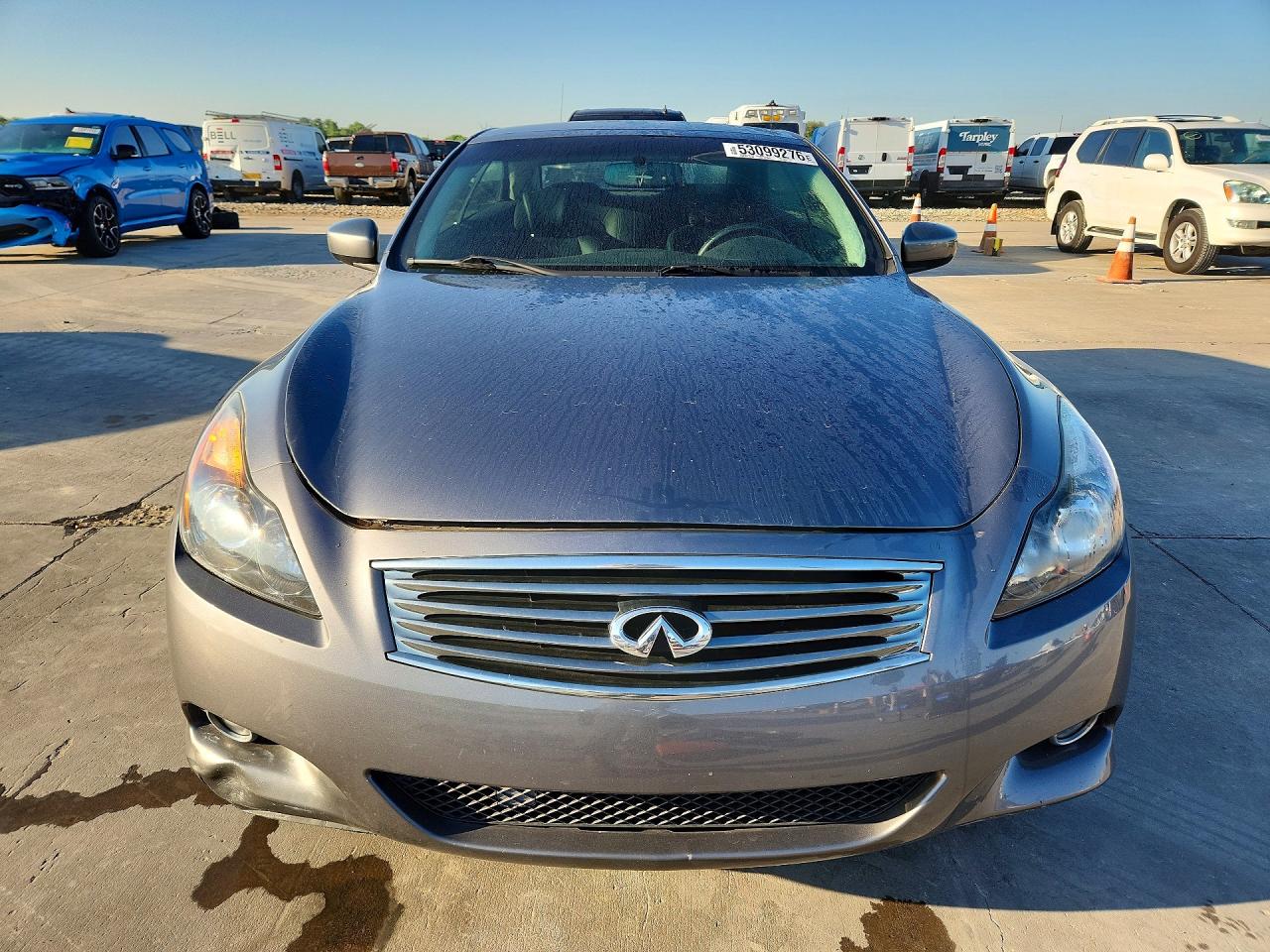 2014 Infiniti Q60 Convertible Base Gray vin: JN1CV6FE2EM901703