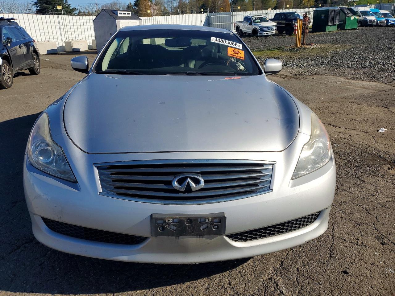 2010 Infiniti G37 Convertible Base Silver vin: JN1CV6FE3AM350174
