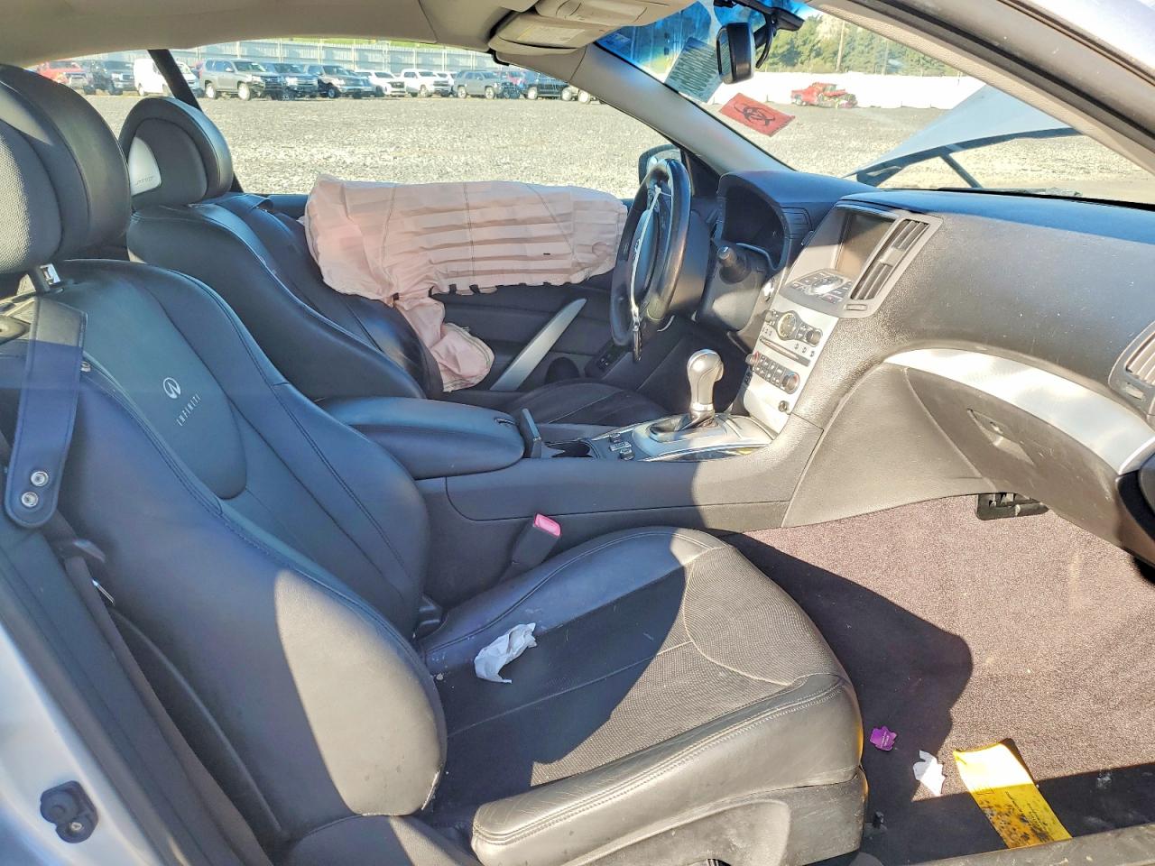 2010 Infiniti G37 Convertible Base Silver vin: JN1CV6FE3AM350174