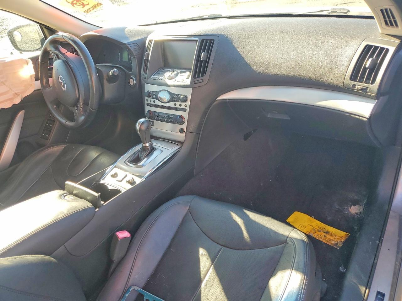 2010 Infiniti G37 Convertible Base Silver vin: JN1CV6FE3AM350174