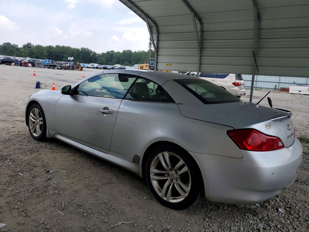 2010 Infiniti G37 Convertible Base Silver vin: JN1CV6FE3AM351499