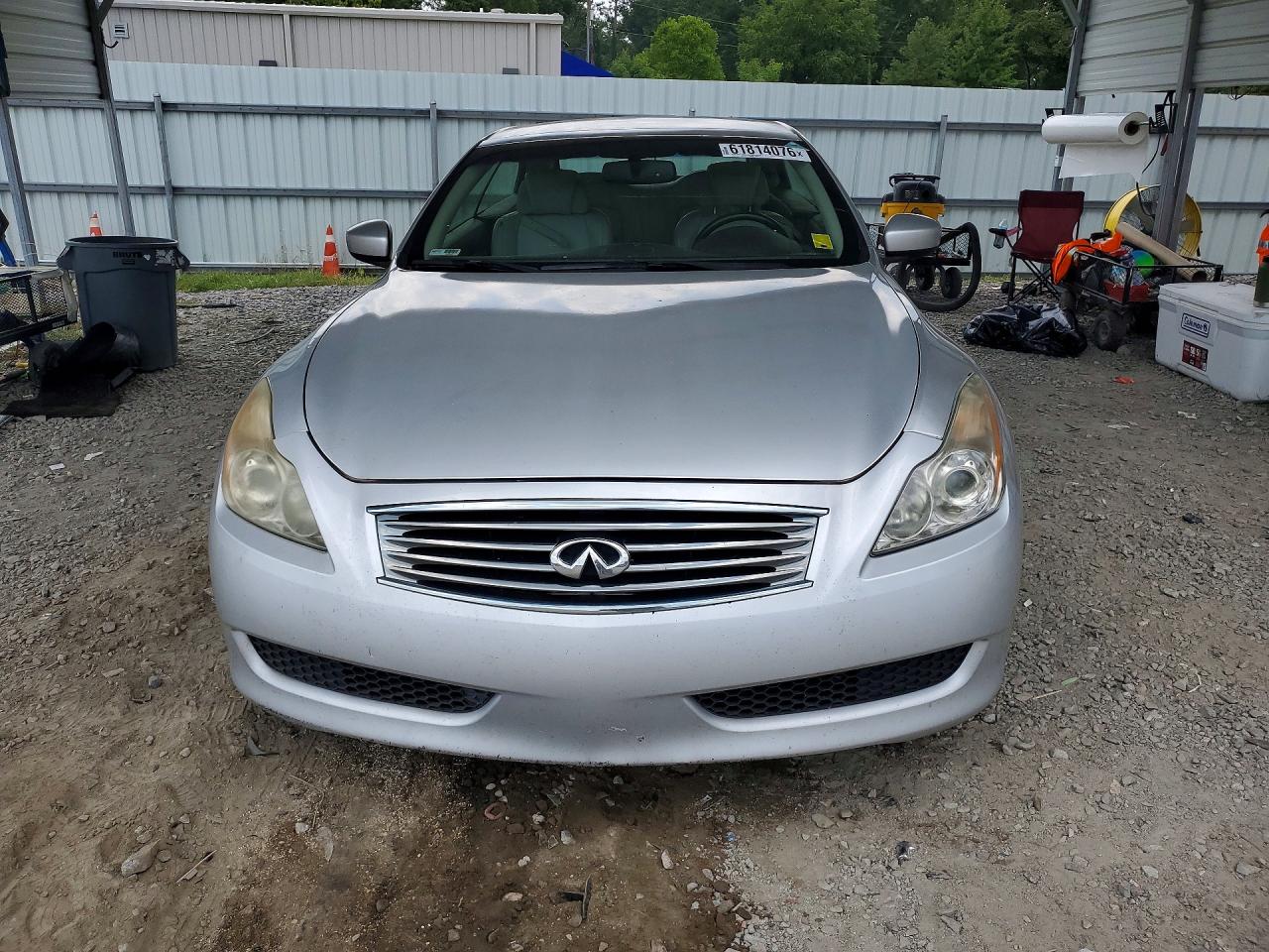 2010 Infiniti G37 Convertible Base Silver vin: JN1CV6FE3AM351499