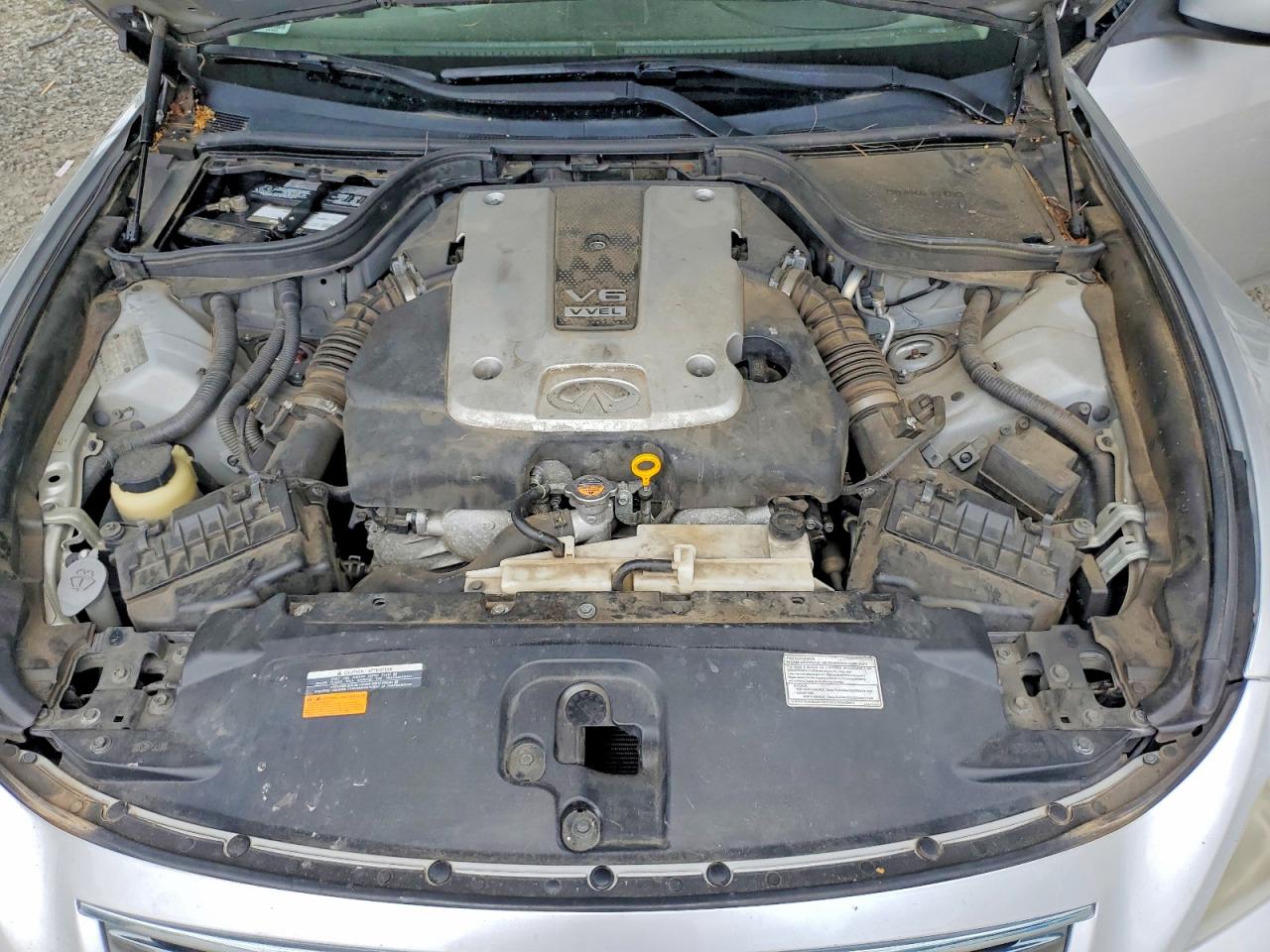 2010 Infiniti G37 Convertible Base Silver vin: JN1CV6FE3AM351499