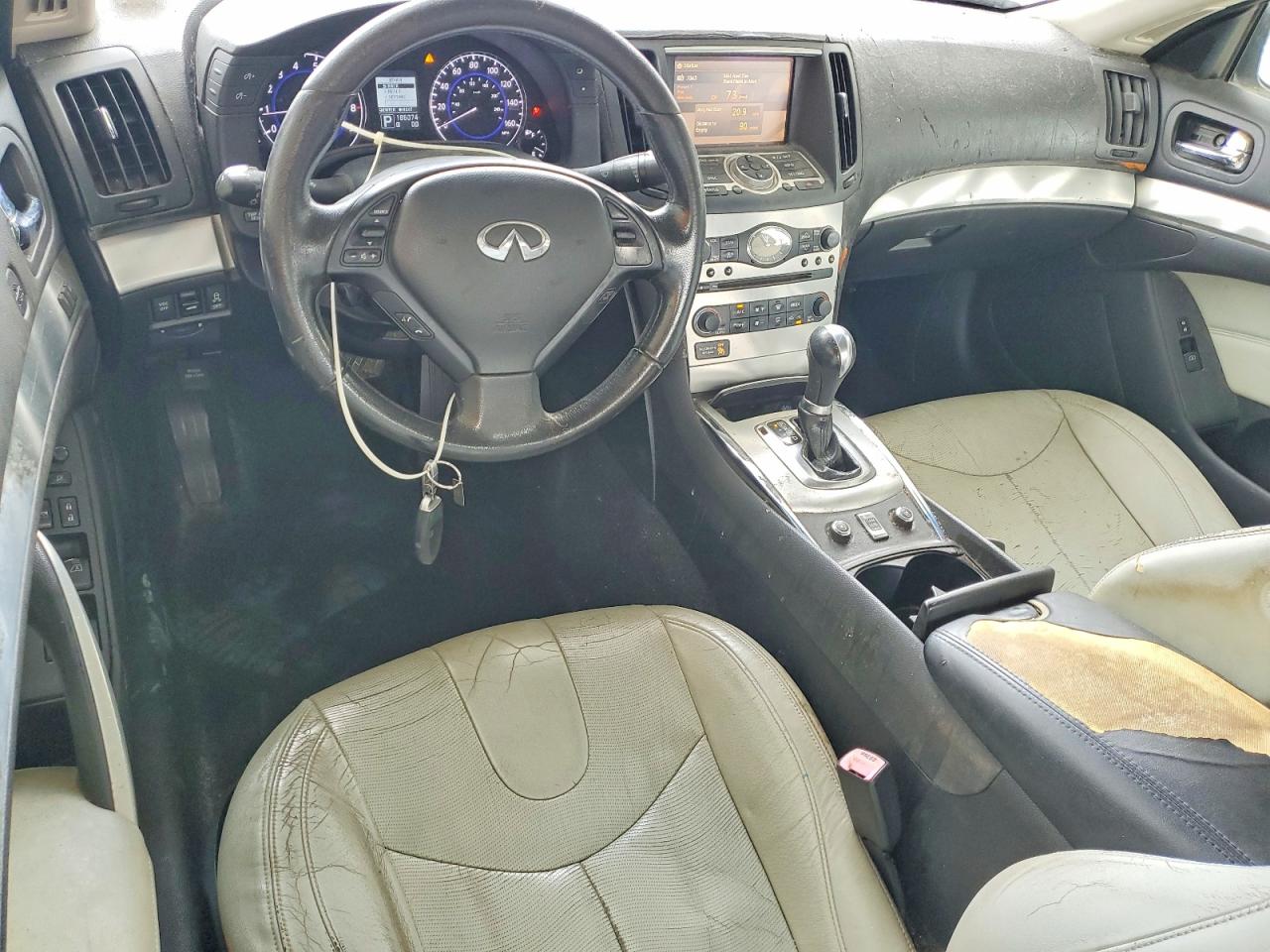 2010 Infiniti G37 Convertible Base Silver vin: JN1CV6FE3AM351499